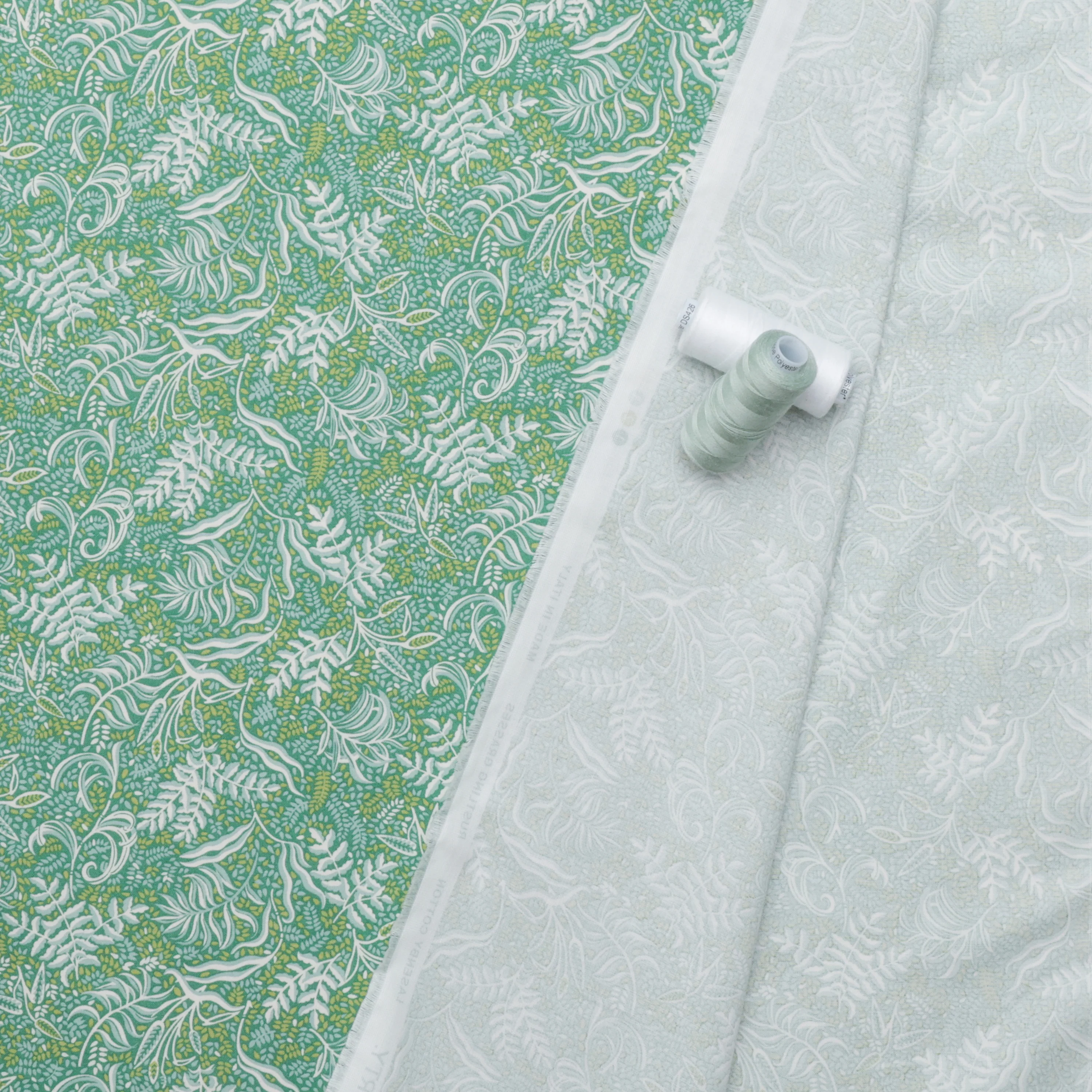 Liberty - Cotton - Autumn Woodland - Rustling Grasses - A - Image 3