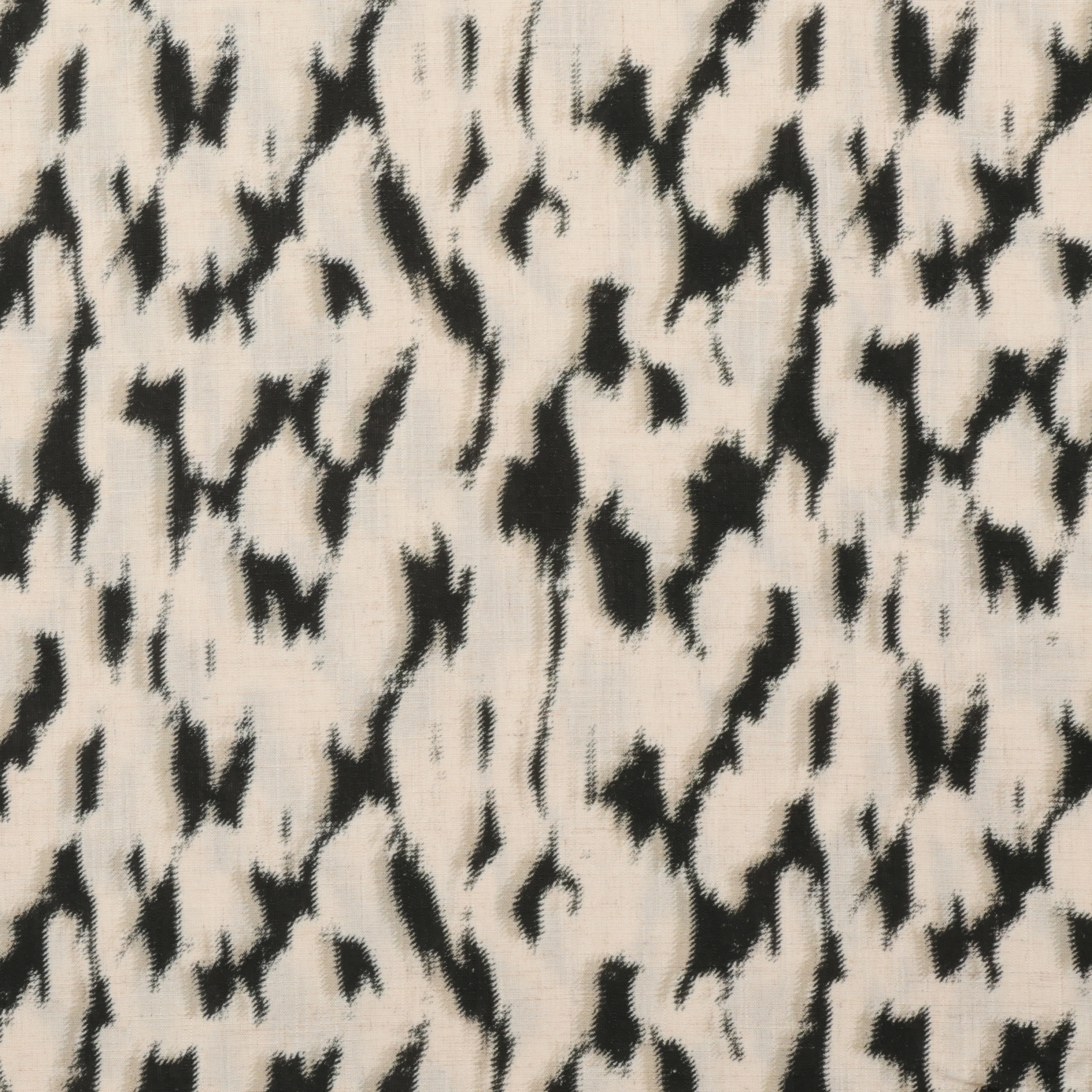 Linen Blend - Laurel Print - Natural Black - Image 2