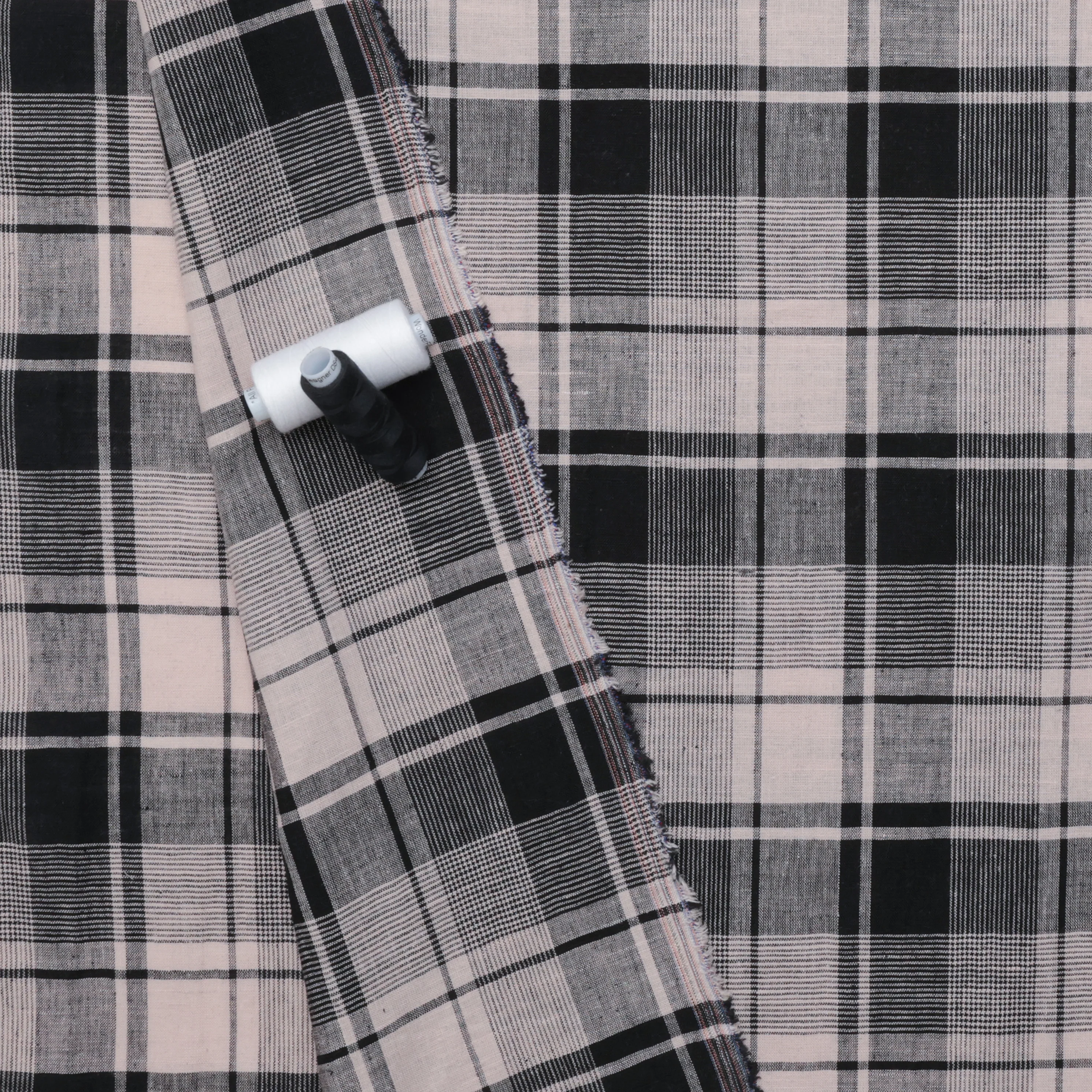 Linen Blend - Utopia - Check - Assorted - Image 2