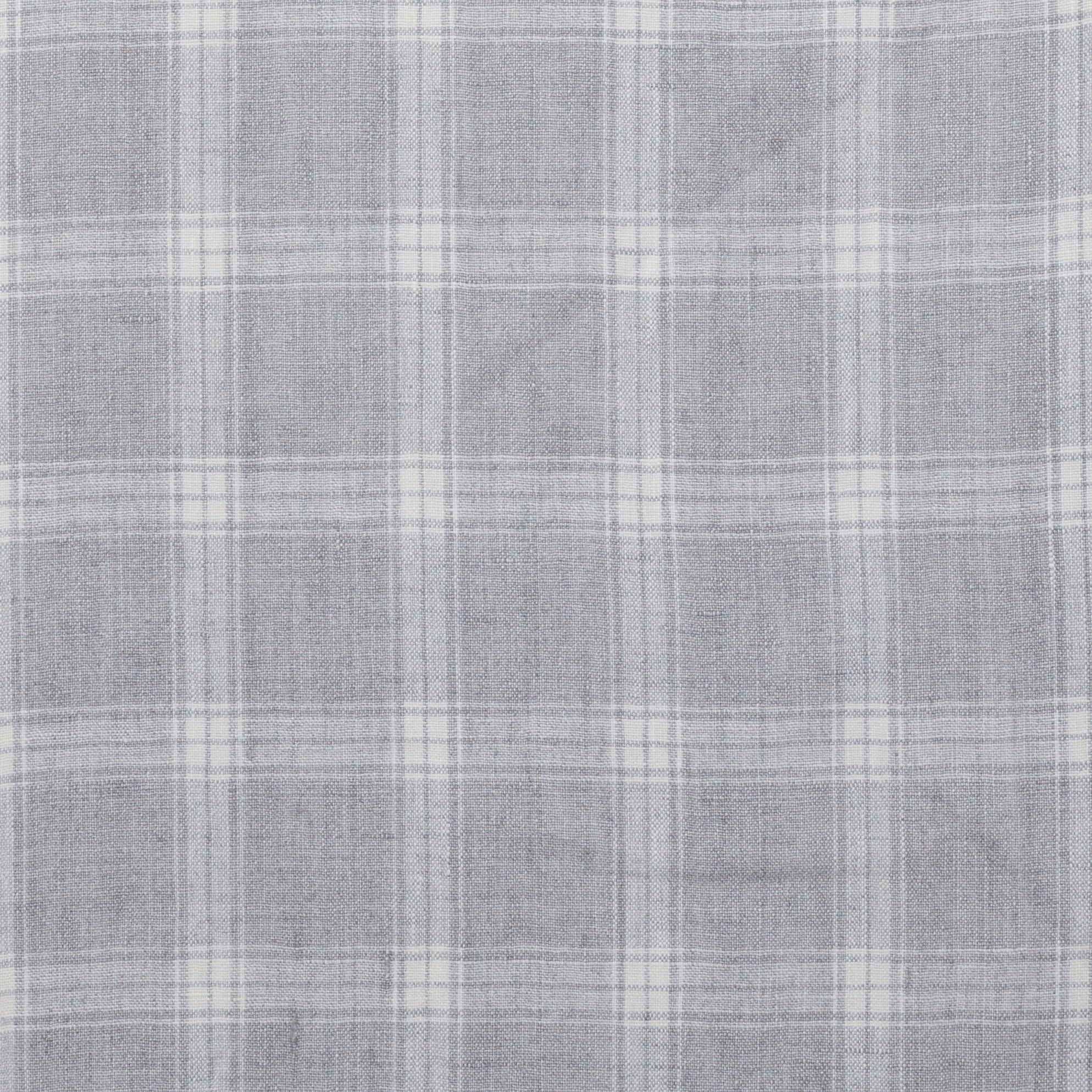 Linen - Plaid Weave - Carbon - Image 2