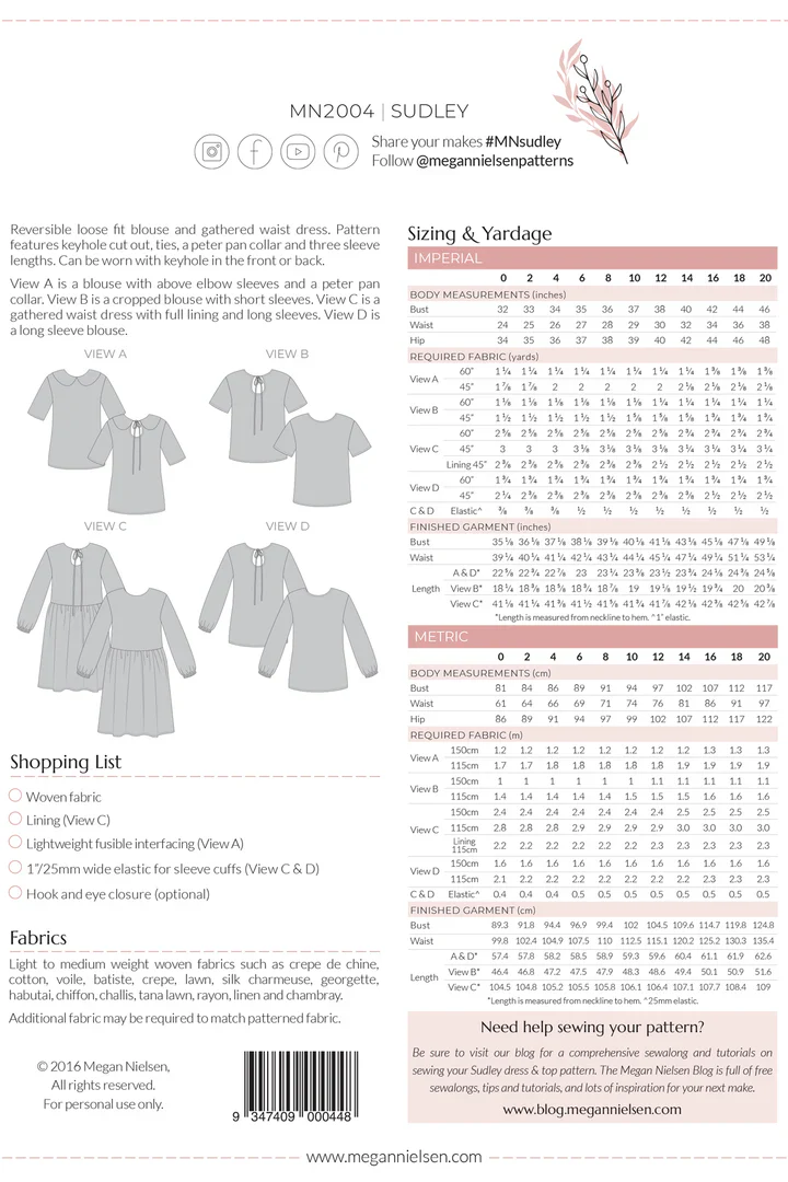 Megan Nielsen - Sudley Dress & Top - Image 13