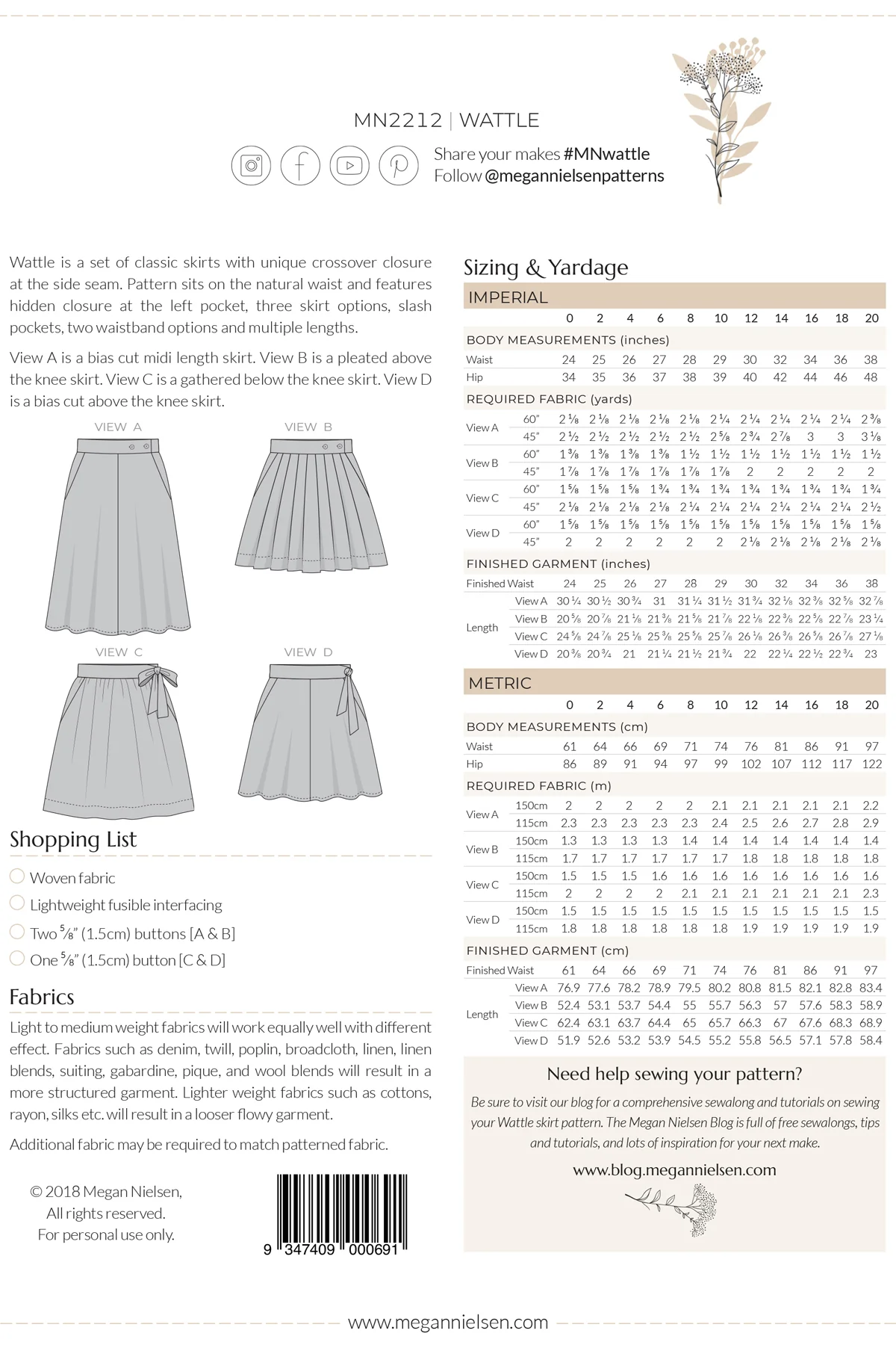 Megan Nielsen - Wattle Skirt - Image 16