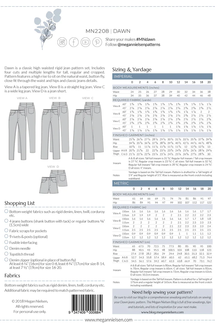 Megan Nielsen - Dawn Jeans - Image 15