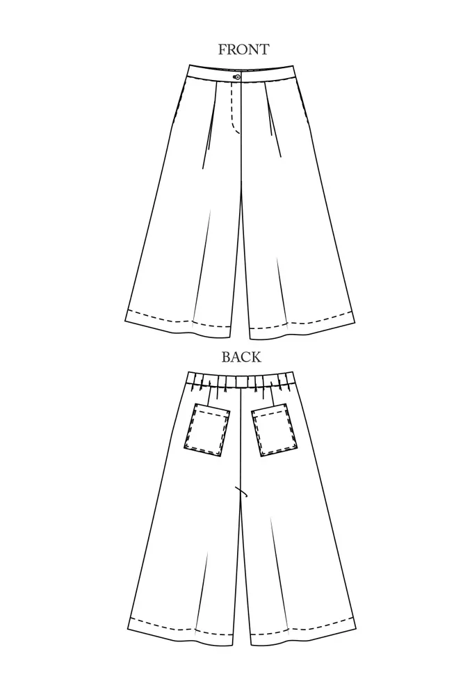 Merchant & Mills - Juno Culotte Trousers - 6-18 - Image 16