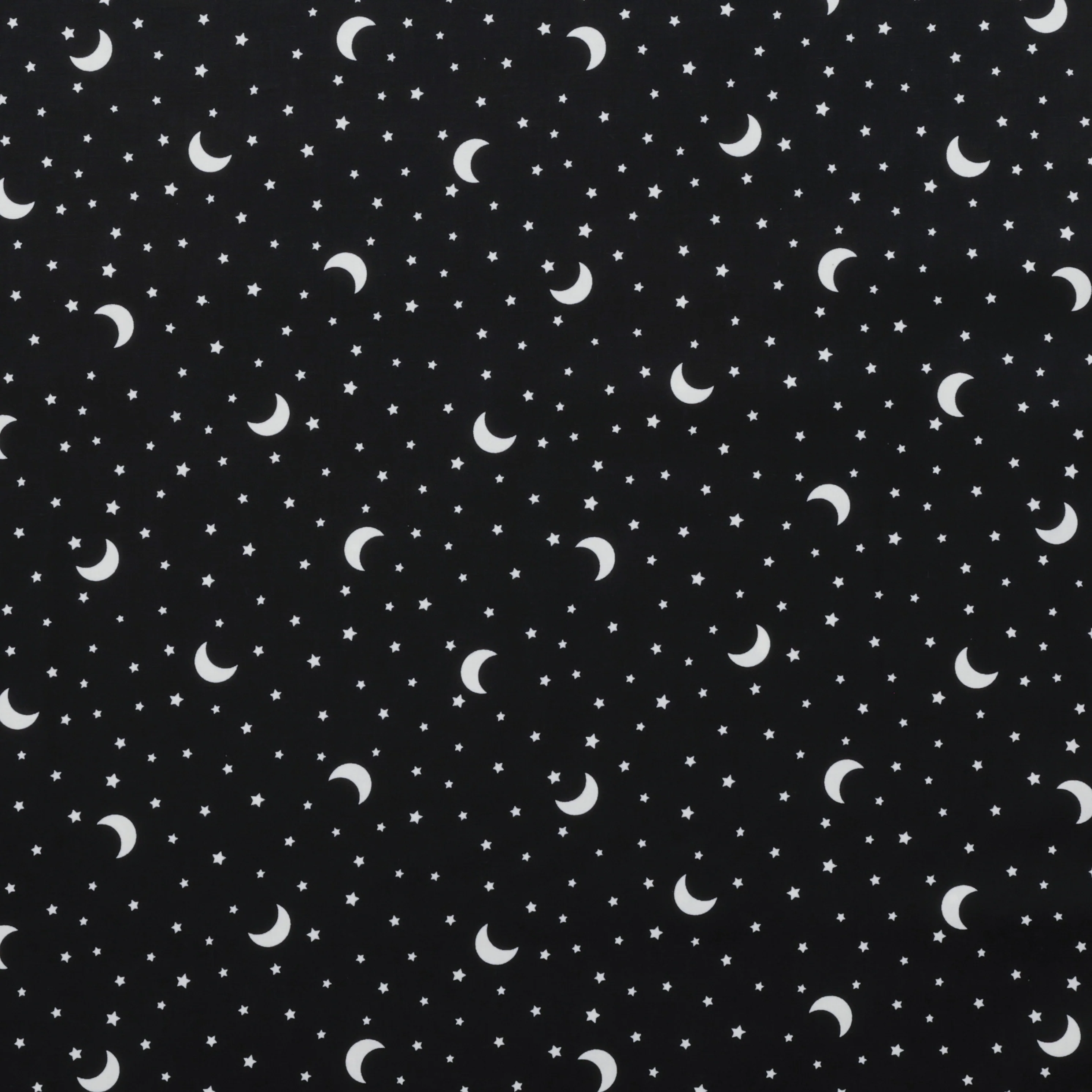 Michael Miller - Cotton - Boo Moon - Black - Glow - Image 3