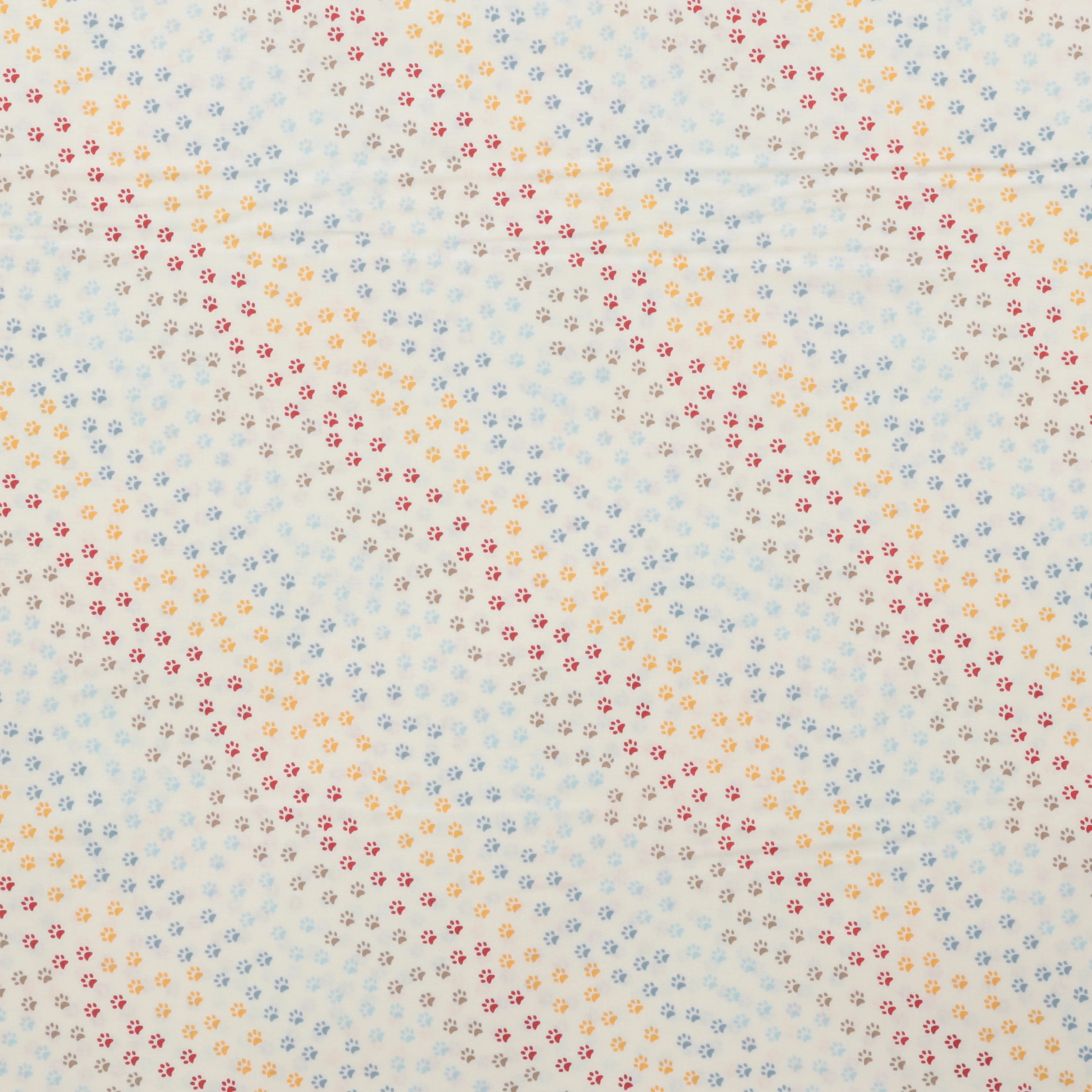Moda - Cotton - Dog Daze - Paws - Cream - Image 2
