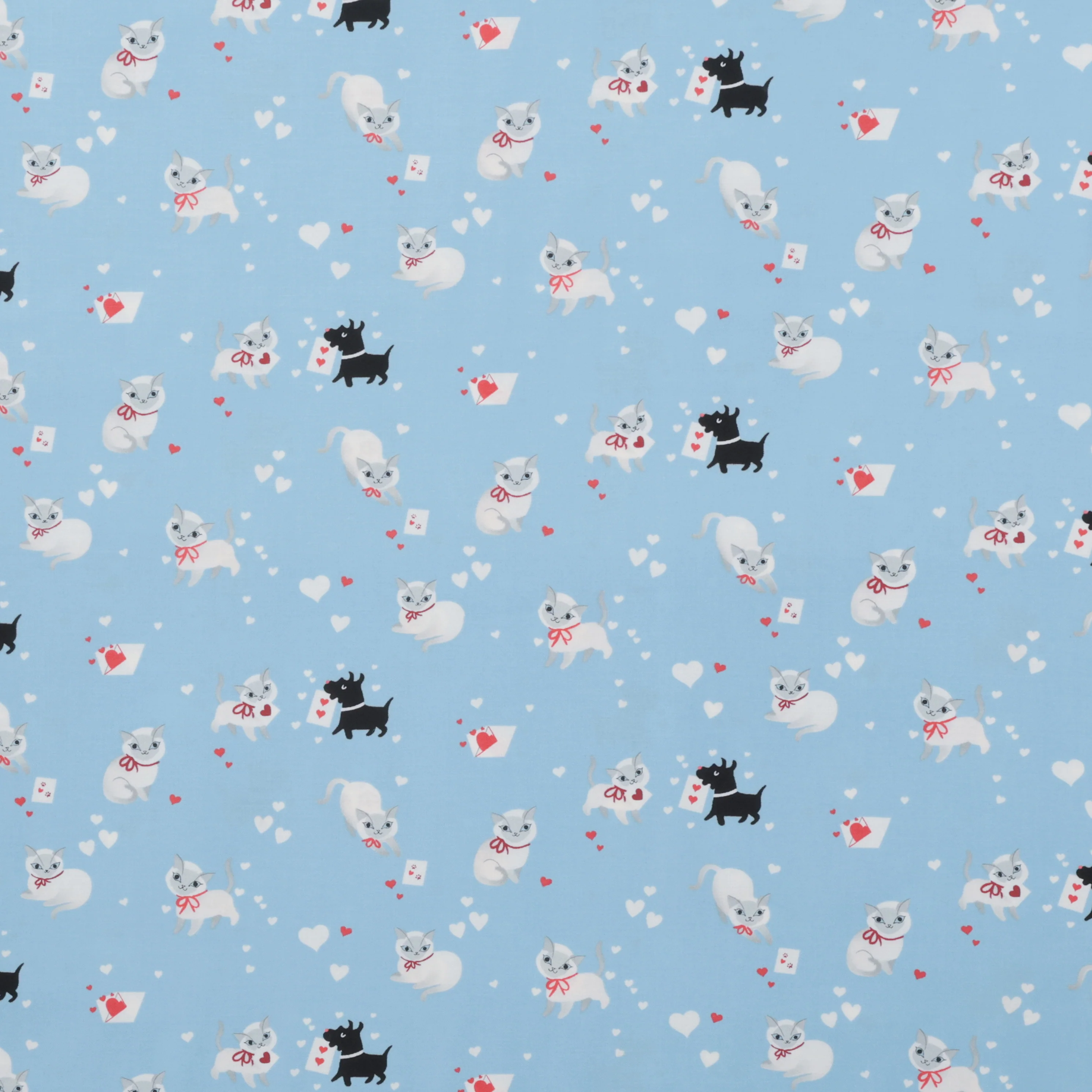 Moda - Cotton - Funny Valentine - Kitty Sky - Image 2