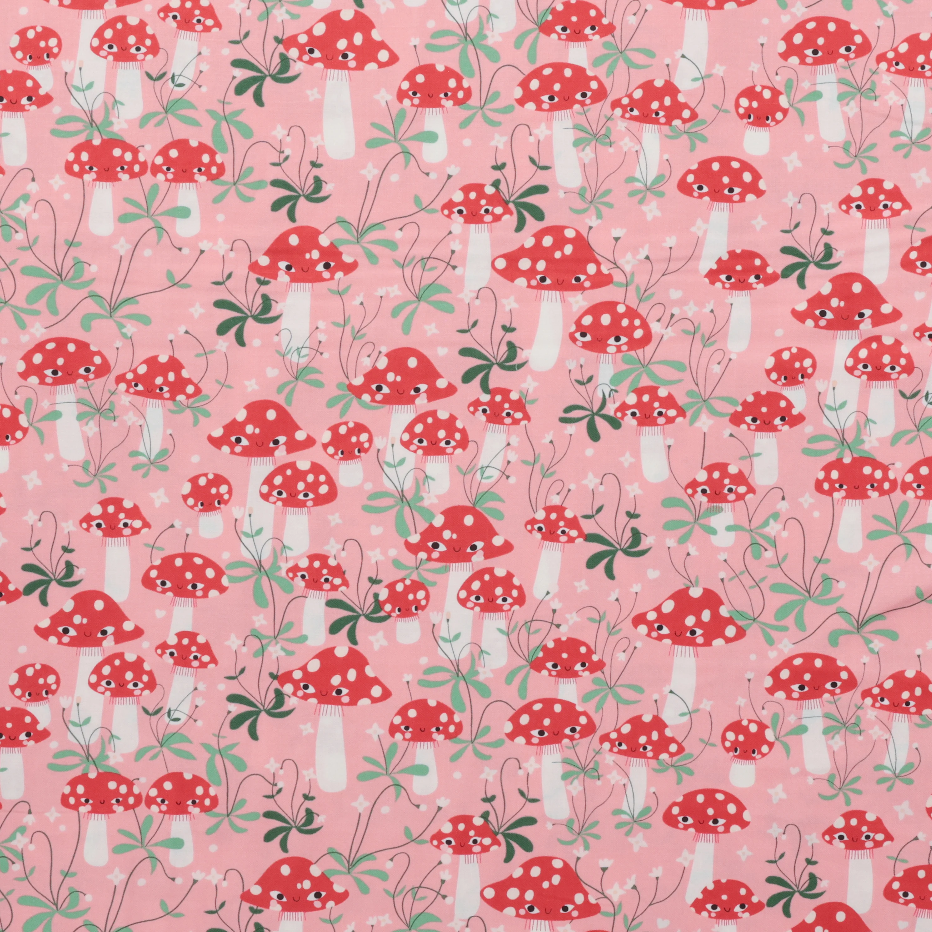 Moda - Cotton - Funny Valentine - Mushrooms - Ballerina - Image 2