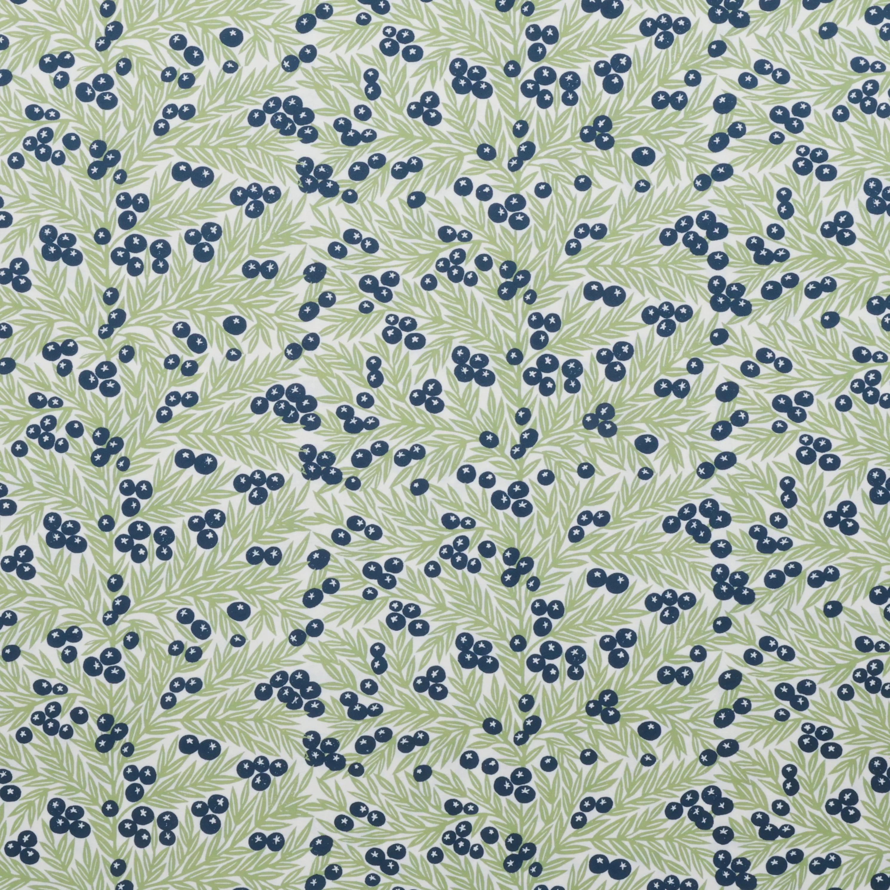 Moda - Cotton - Garden Series - Blueberries - Cream - Image 2
