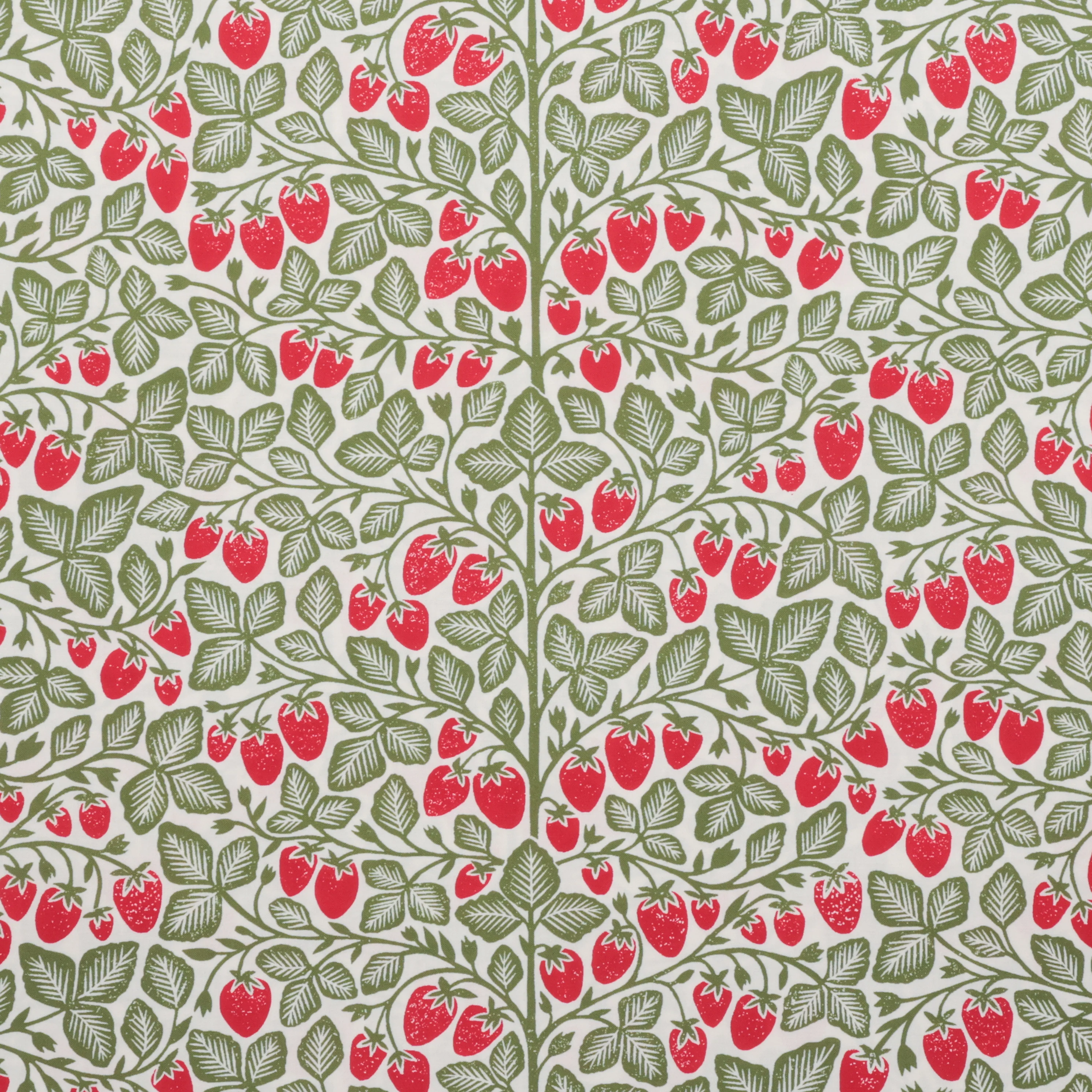 Moda - Cotton - Garden Series - Strawberry - Cream - Image 2