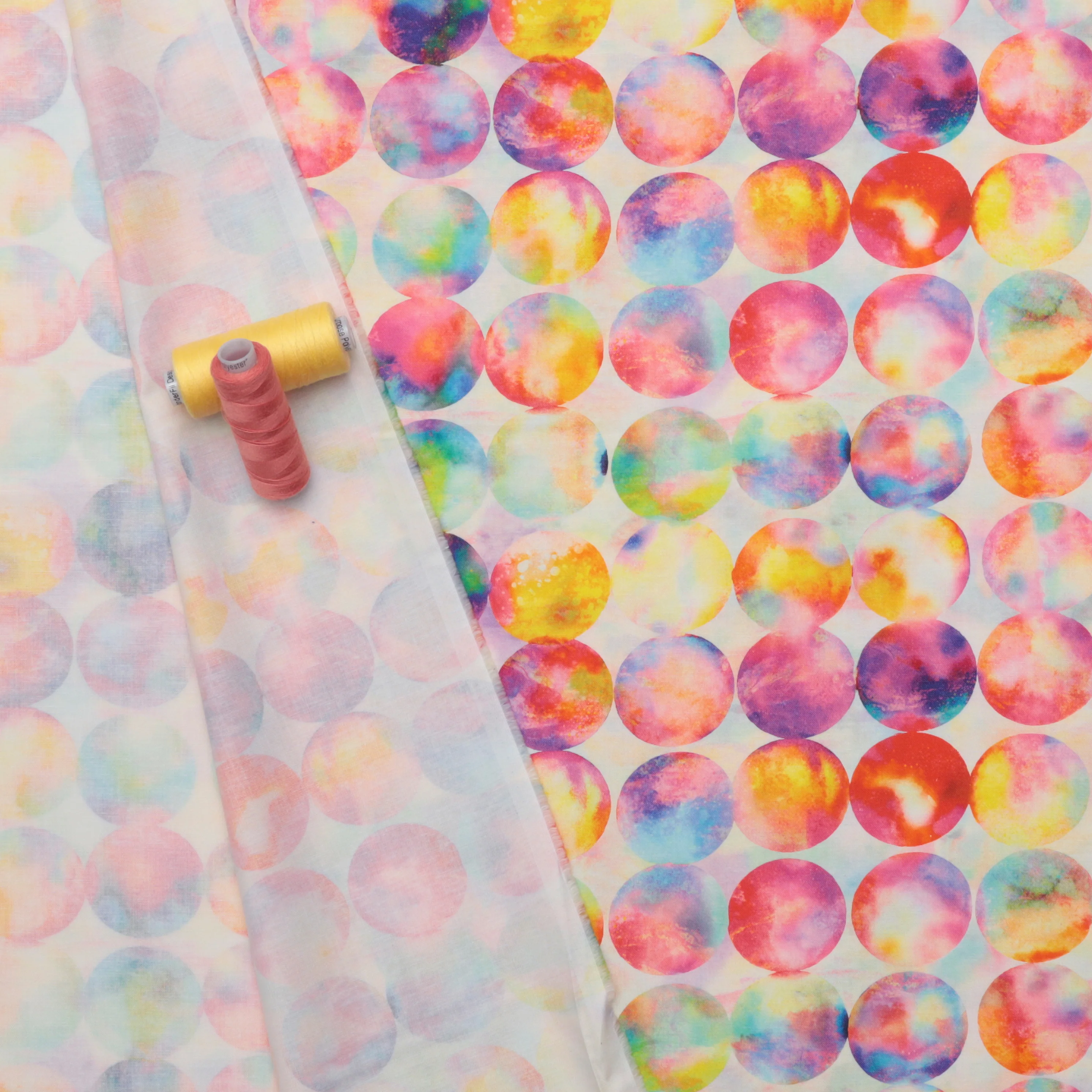 Moda - Cotton - Gradients Aura - Big Dots - Prism - Image 3