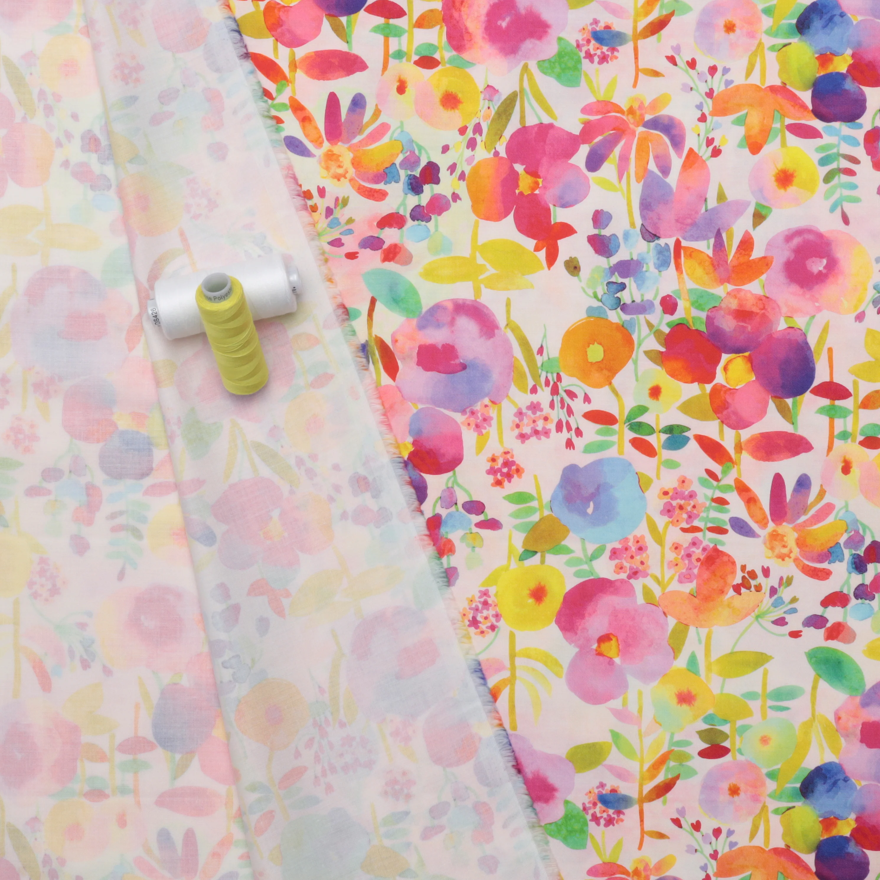 Moda - Cotton - Gradients Aura - Dreamy Flowers - Prism - Image 3