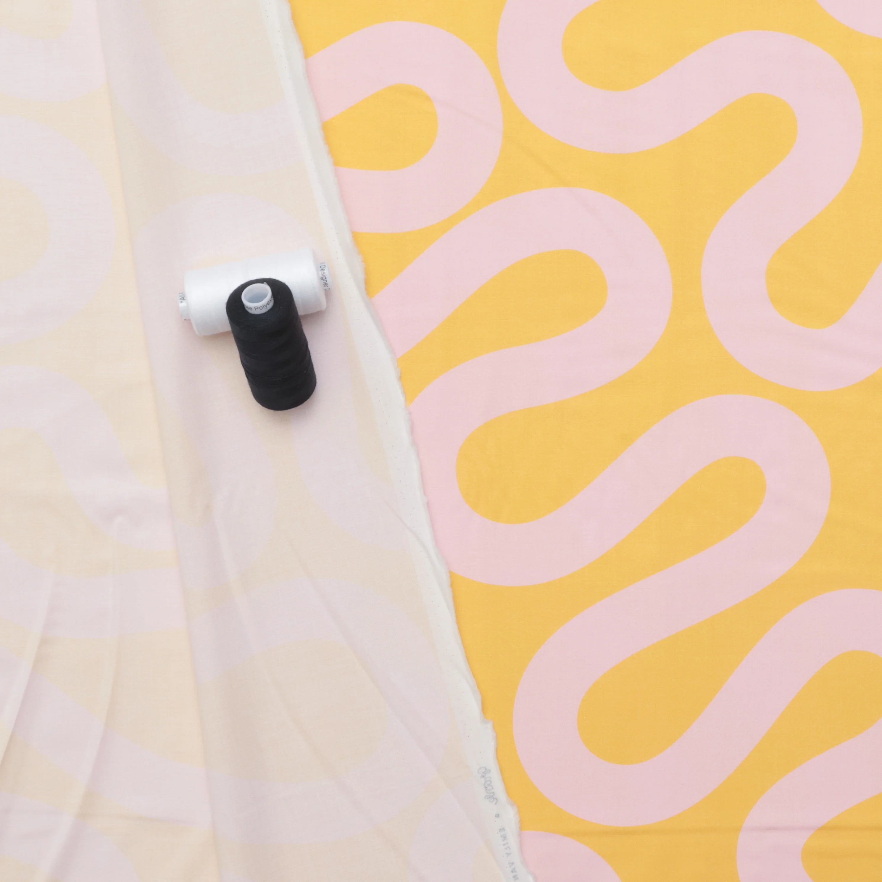 Moda - Cotton - Groove - Unspooled Geometrics - Sunshine Glow - Image 3