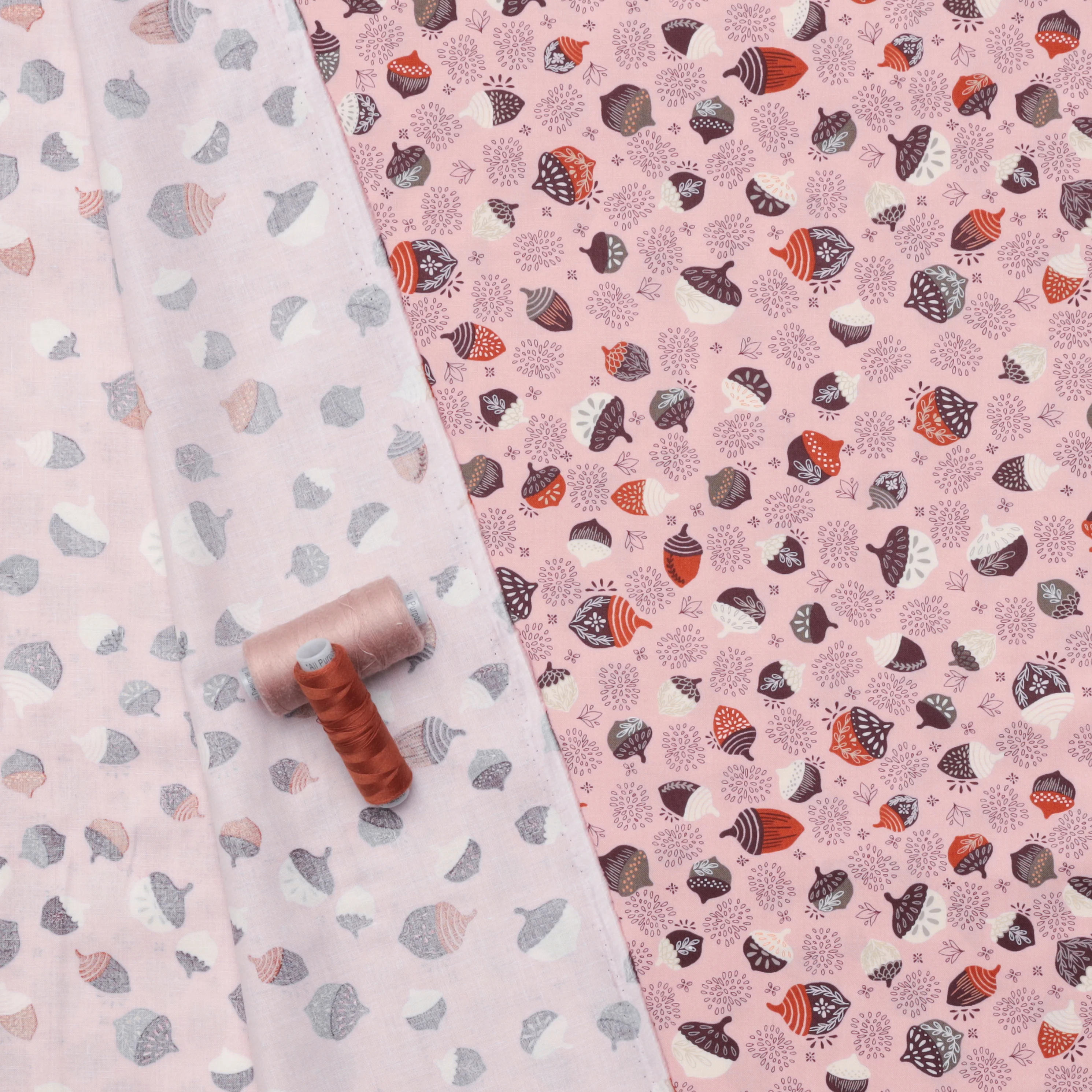 Moda - Cotton - Slow Stroll - Acorn Toss - Petal - Image 3