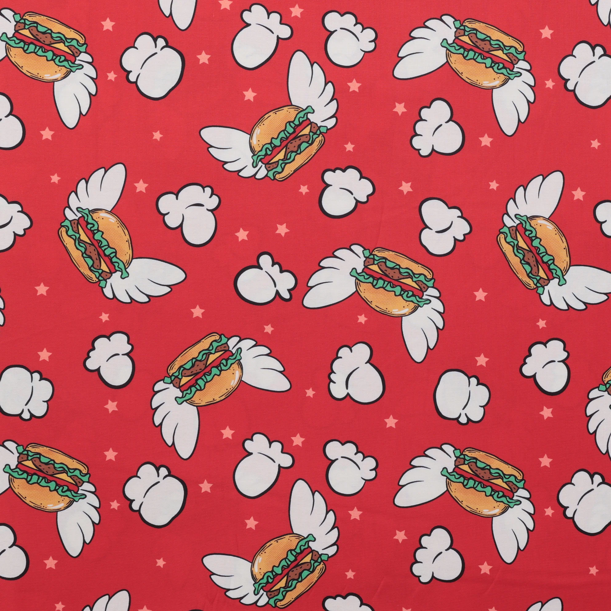 Moda - Cotton - Snack Shack - Cheeseburger In Paradise - Ketchup - Image 2