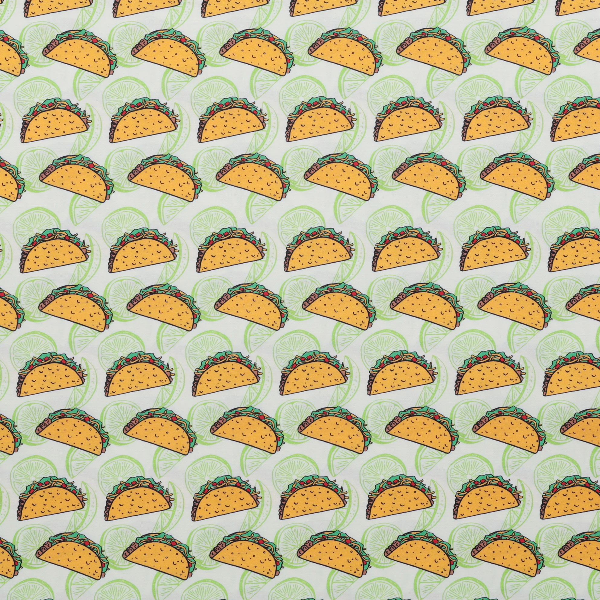Moda - Cotton - Snack Shack - Feed Me Tacos And Tell Me I'm Pretty - Cream - Image 2