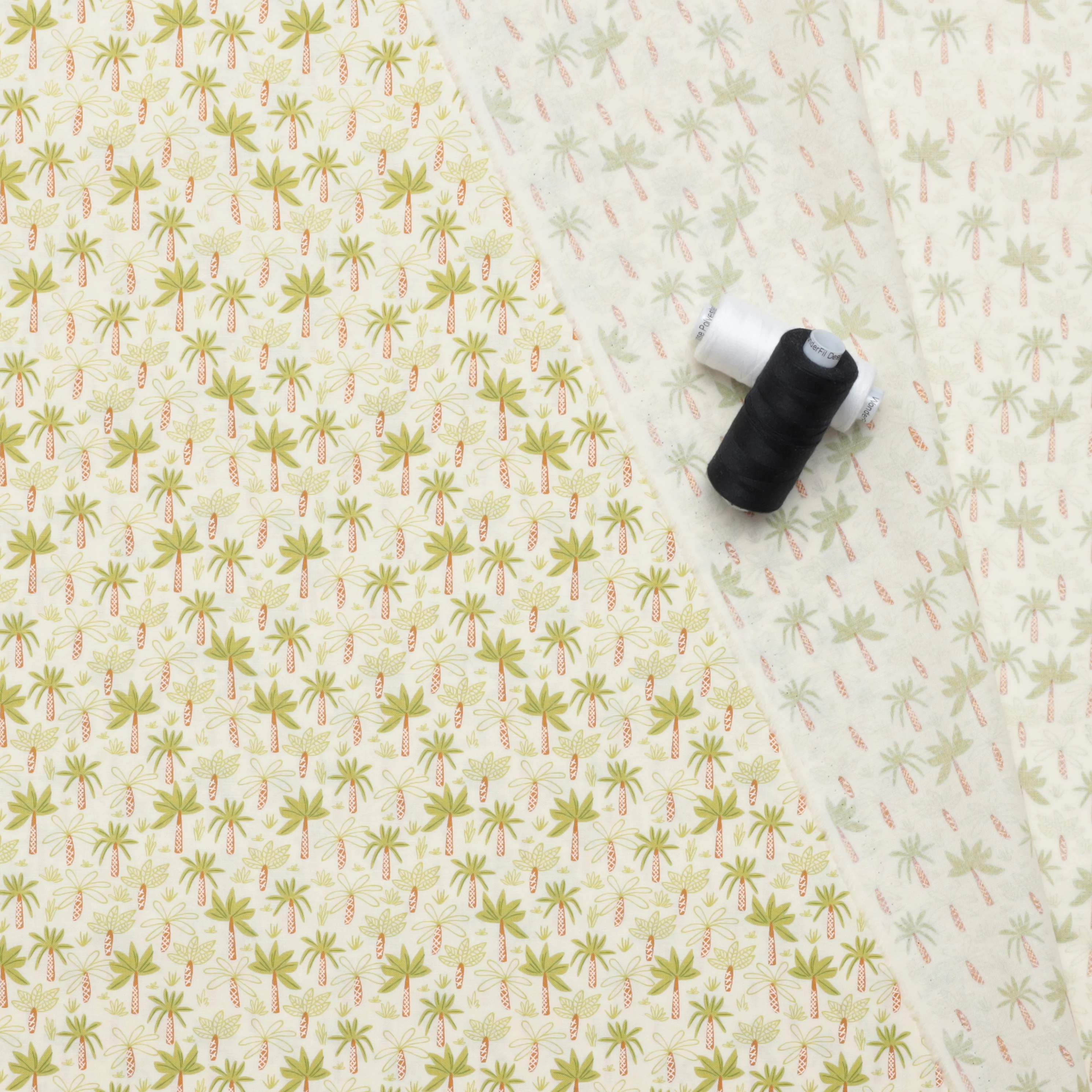 Moda - Cotton - Stomp Stomp Roar - Tropical Forest - Bone - Image 3