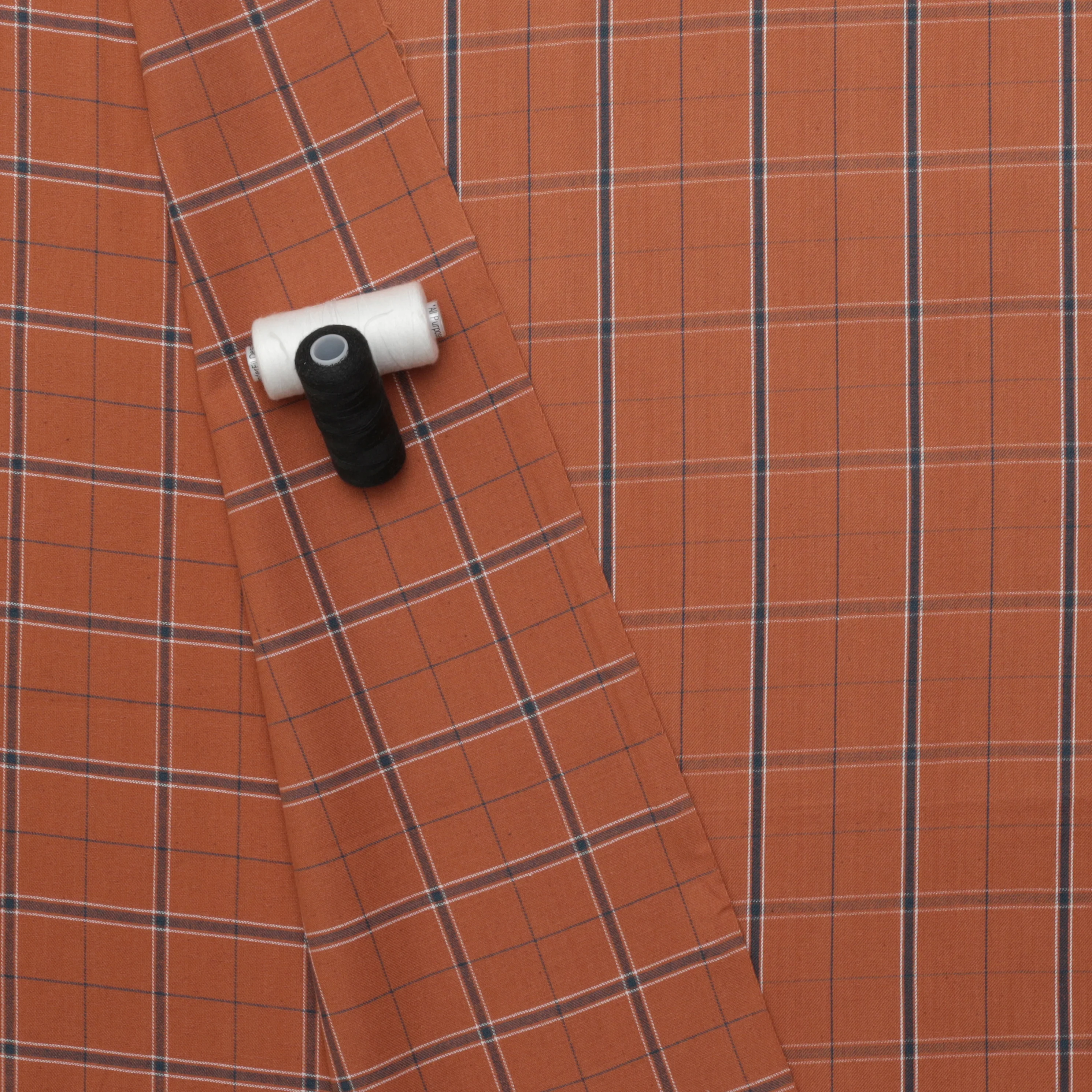 Moda - Cotton - Vista Wovens - Plaid - Rust - Image 3