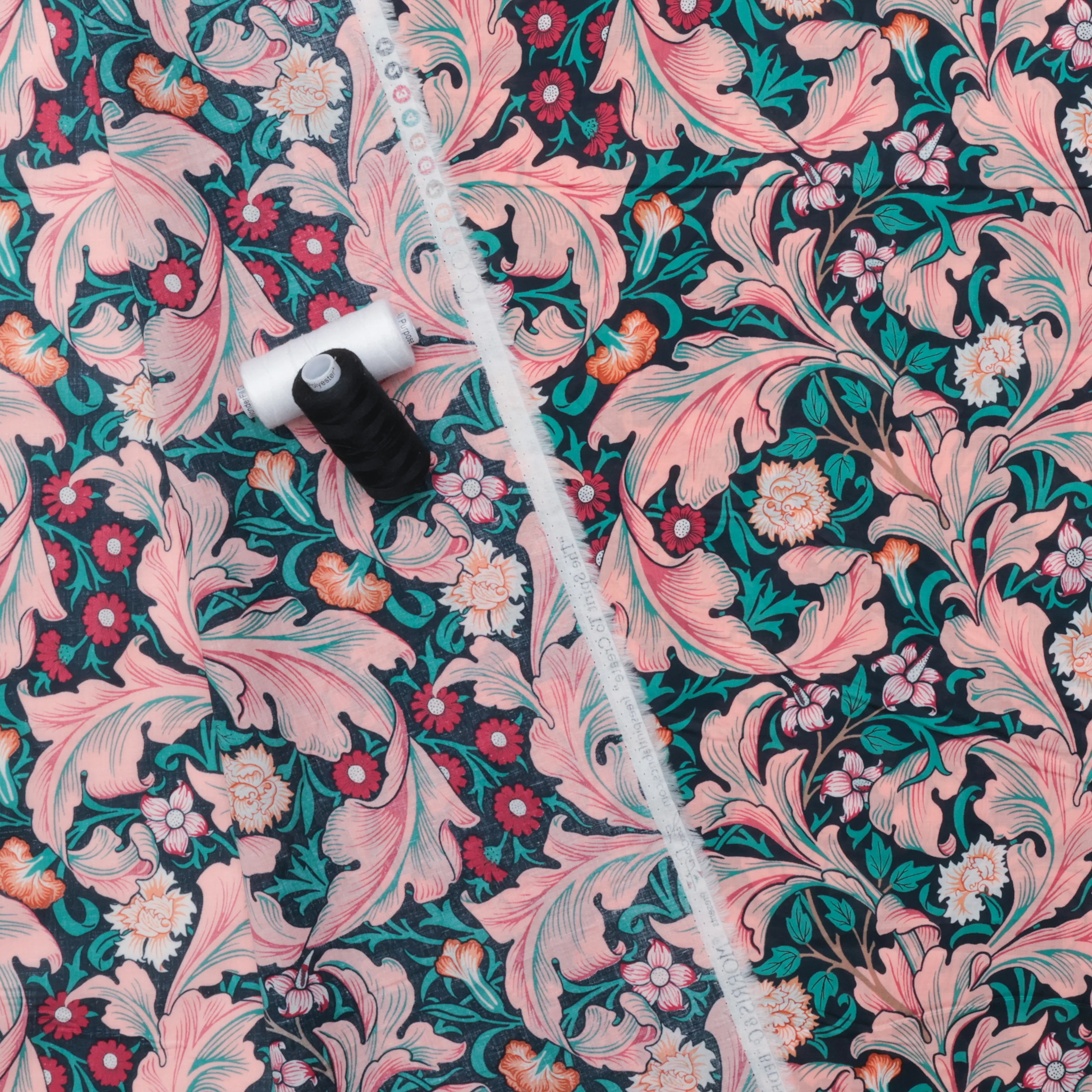Morris & Co. - Lawn - Bedford Park - Leicester - Teal - Image 3