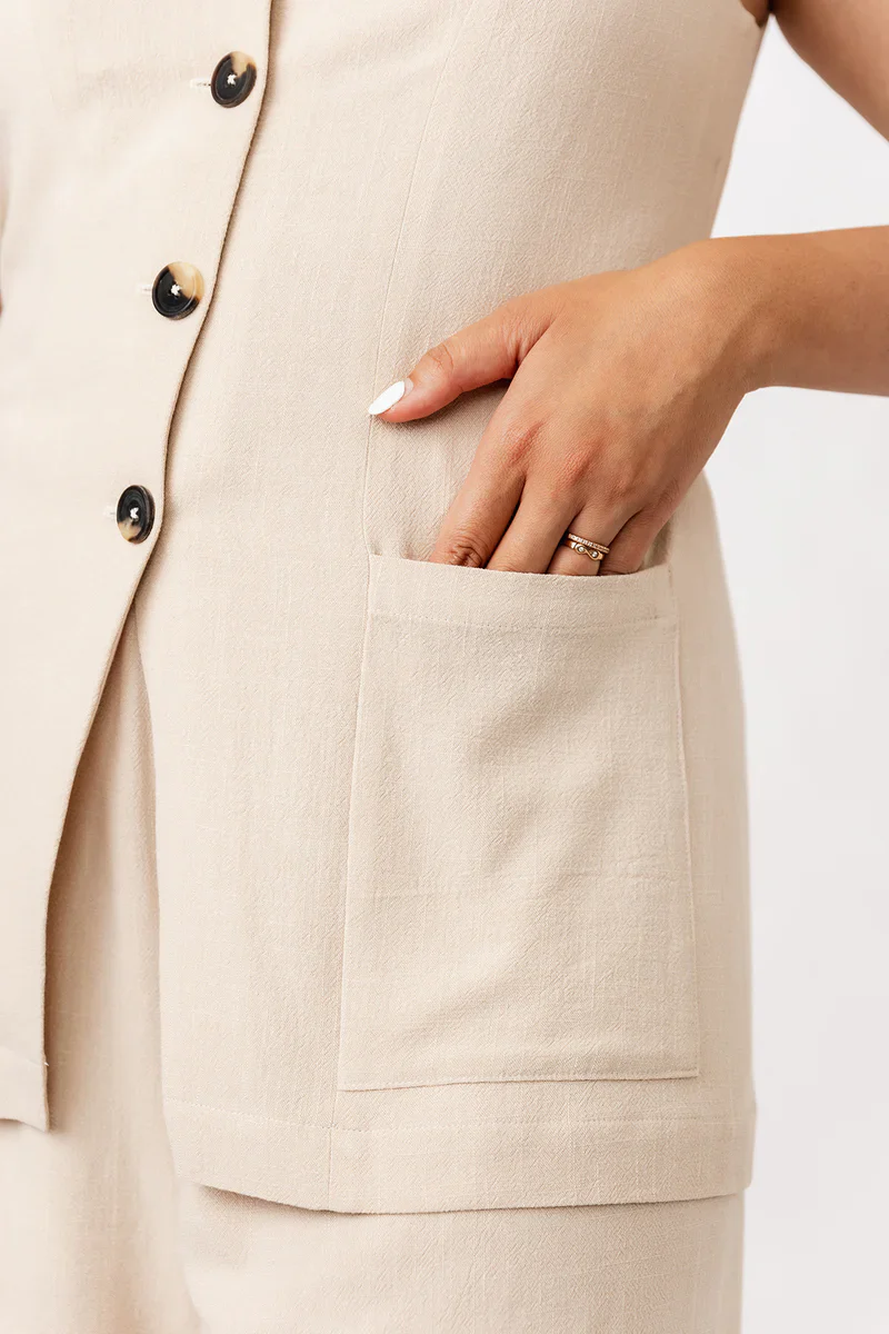 Named Clothing - Asteri Button Down Dress & Vest - Image 13
