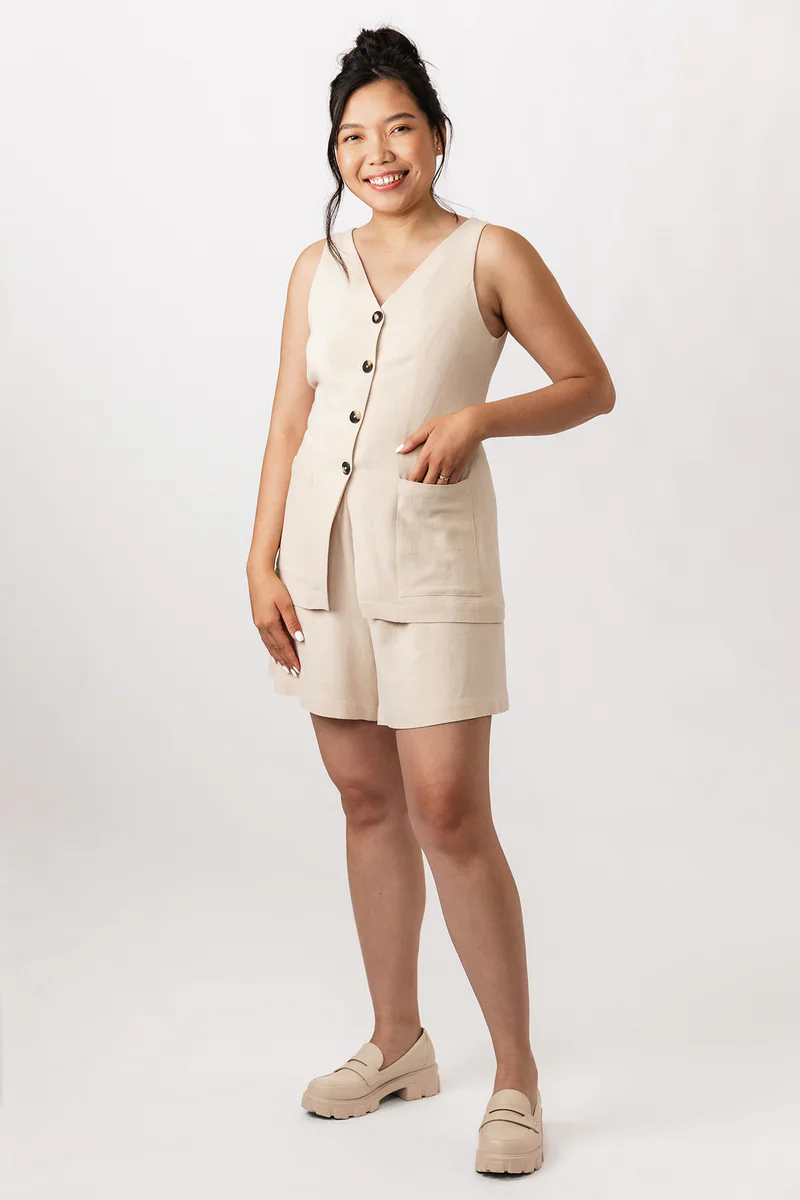 Named Clothing - Asteri Button Down Dress & Vest - Image 15