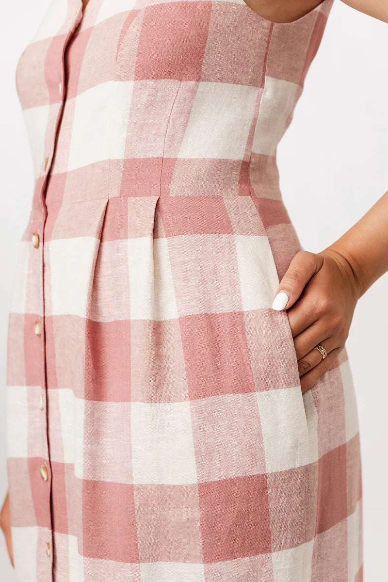 Named Clothing - Asteri Button Down Dress & Vest - Image 6