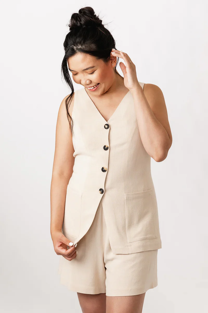 Named Clothing - Asteri Button Down Dress & Vest - Image 9