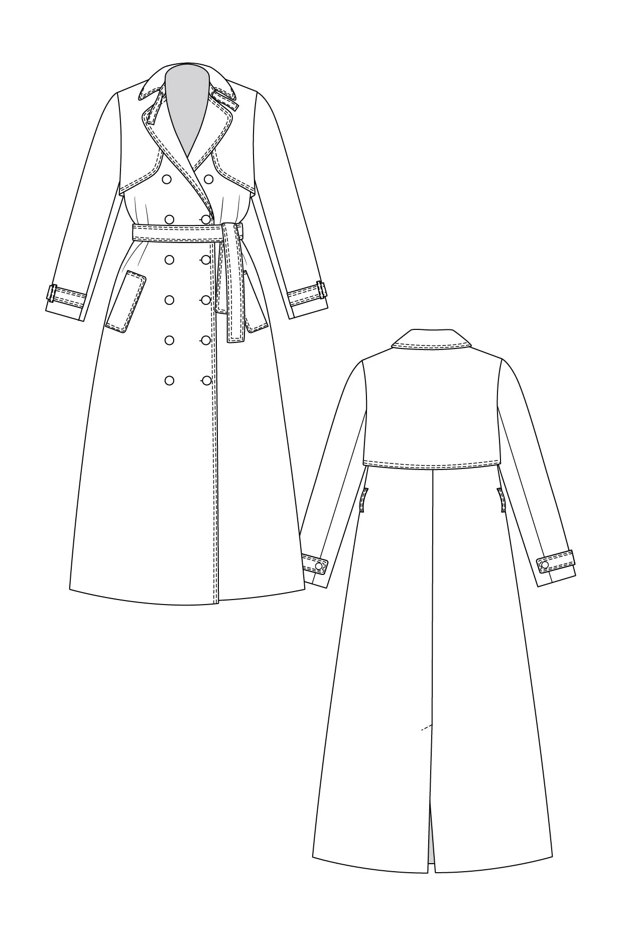 Named Clothing - Isla Trench Coat - Image 8