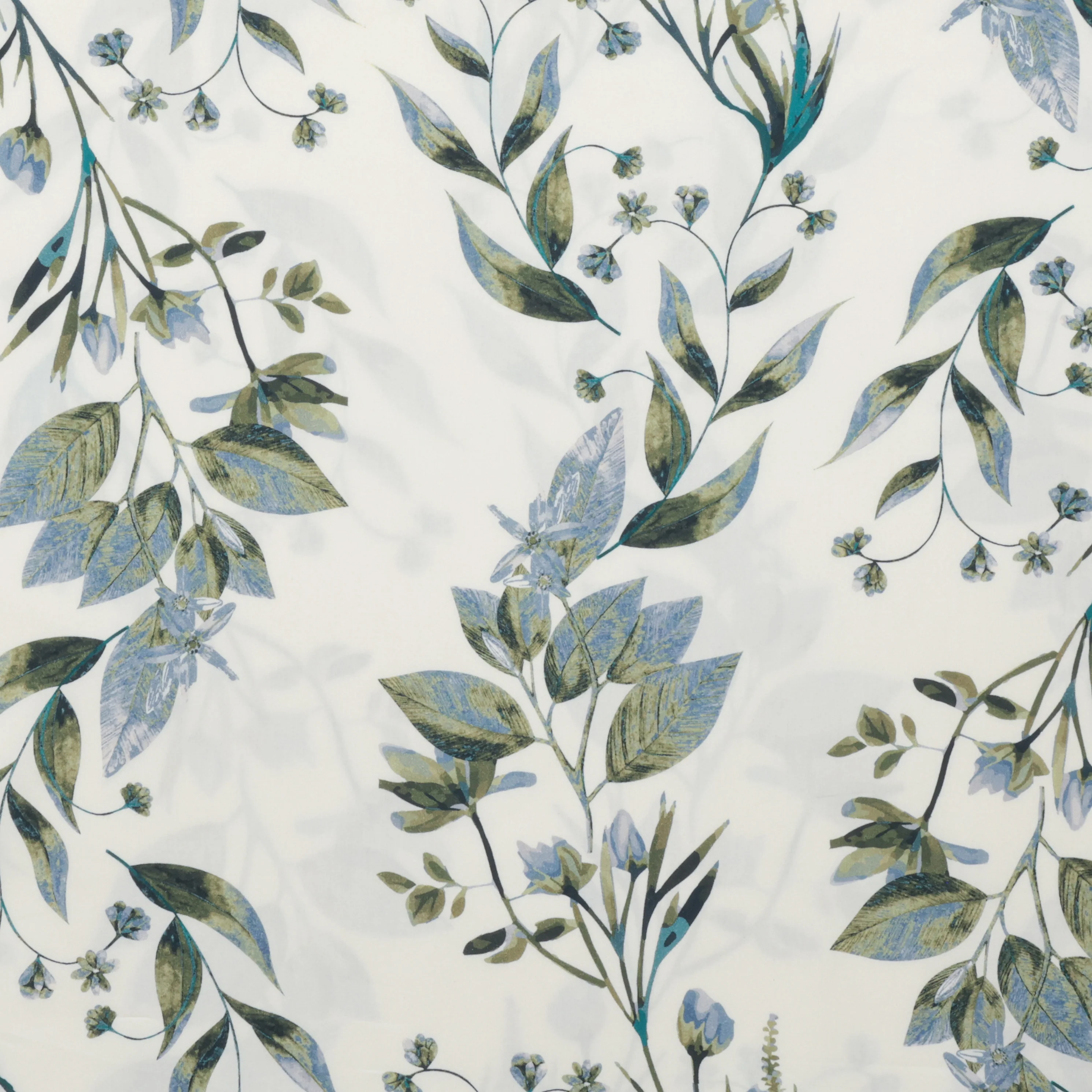 Organic Cotton - Nina Poplin Print - Cream - Image 2