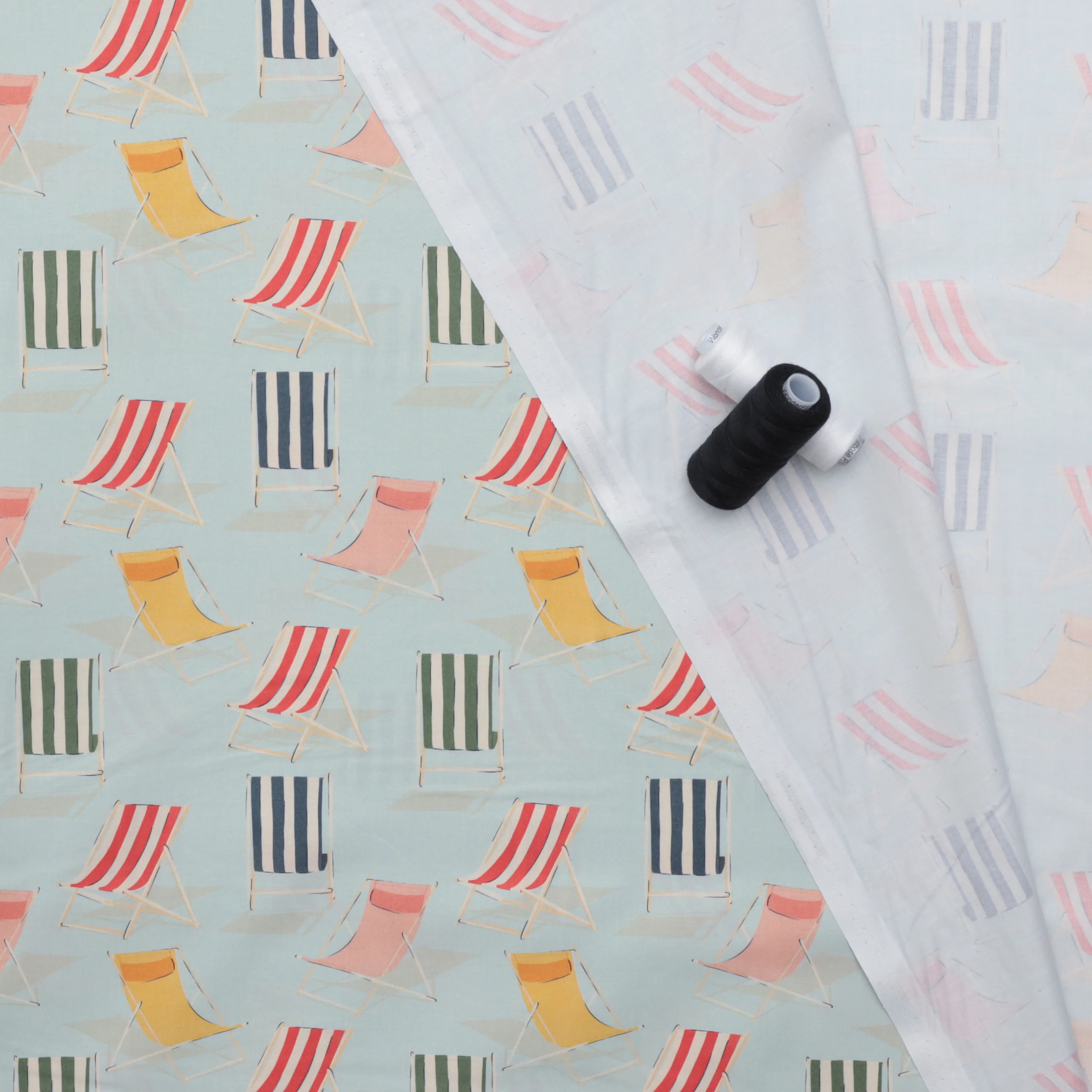 Paintbrush Studio - Cotton - Beach Day - Relax Mint - Image 3