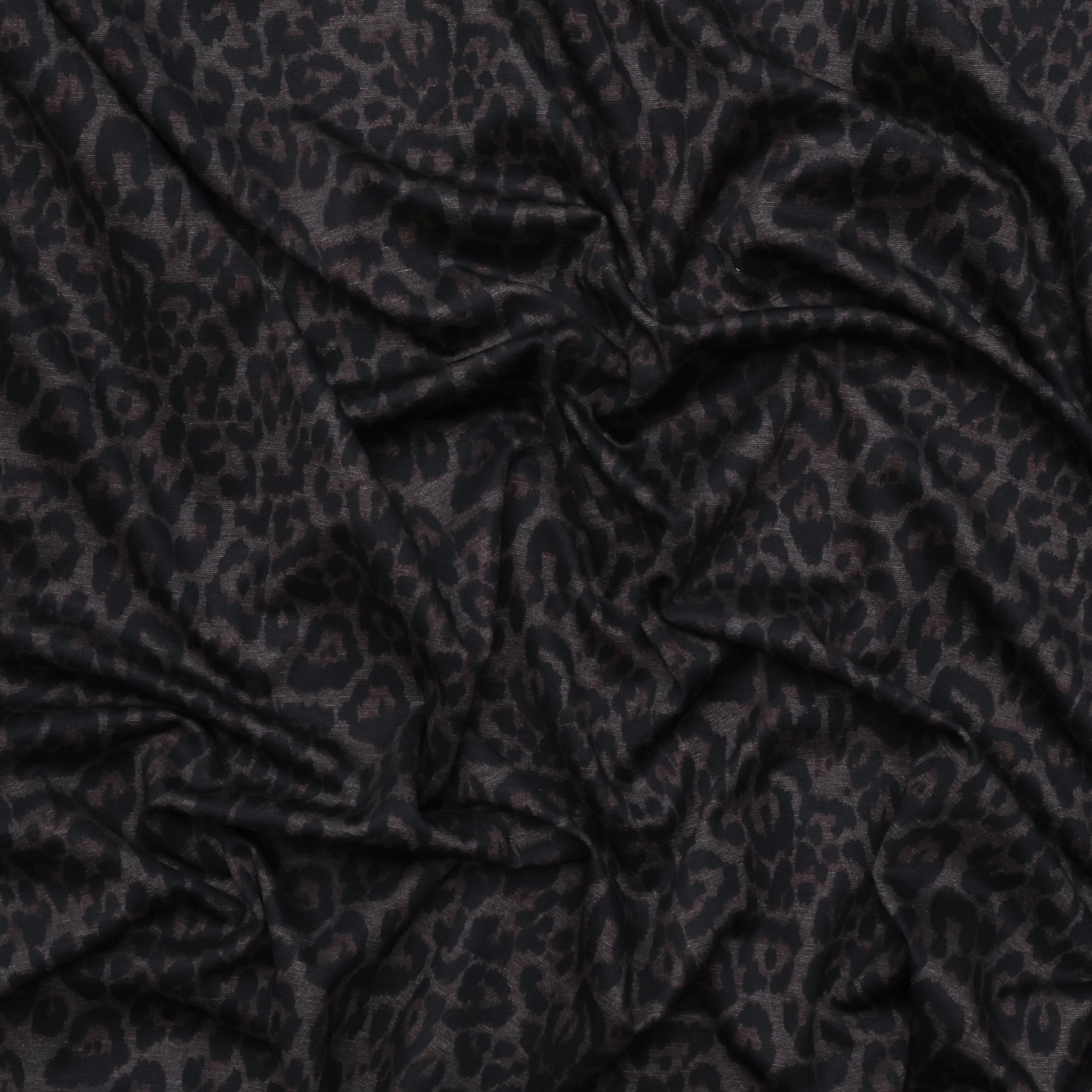 Poly Blend - Pippa - Ponte Print - Mocha