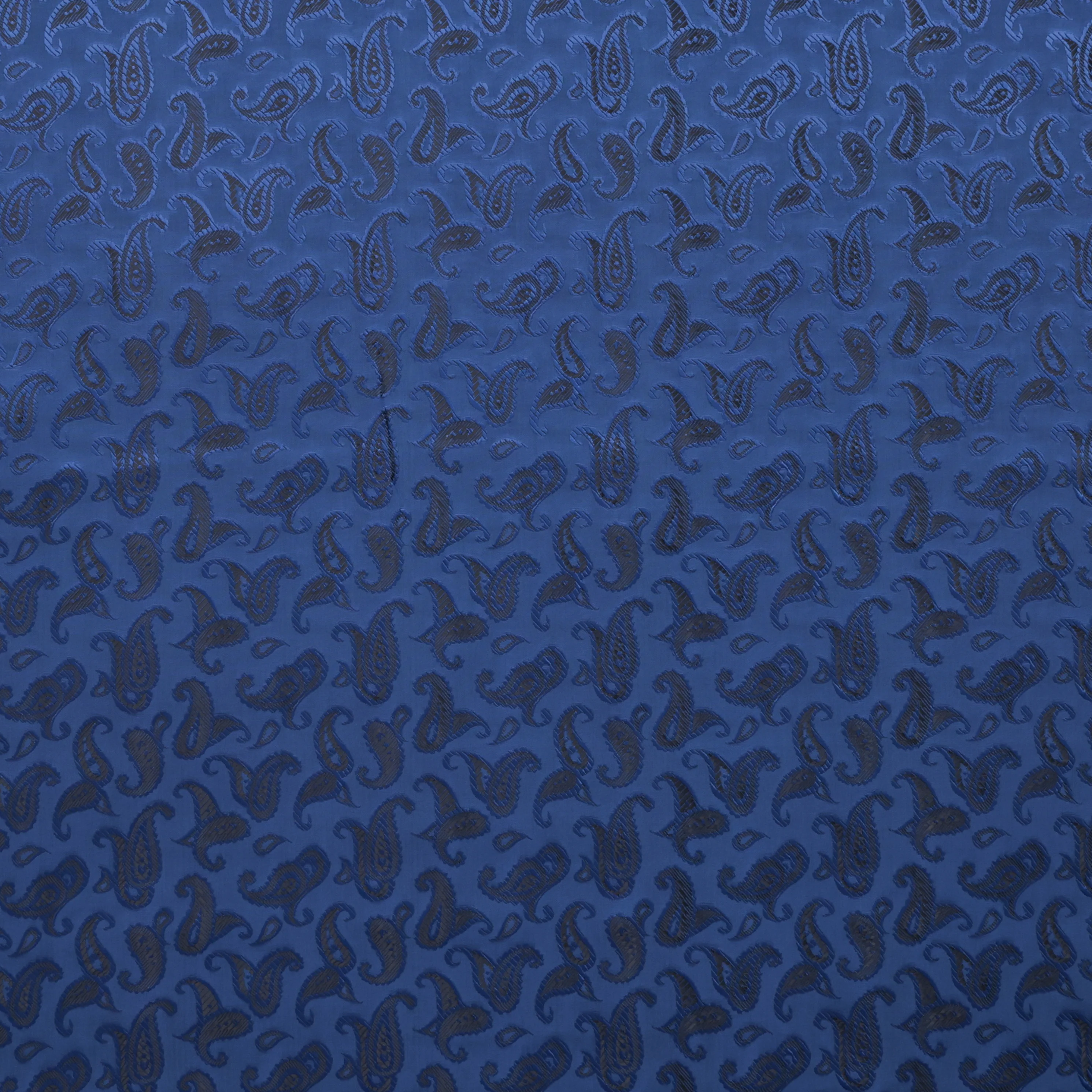Poly Viscose - Lining - Bold Paisley - Navy - Image 2