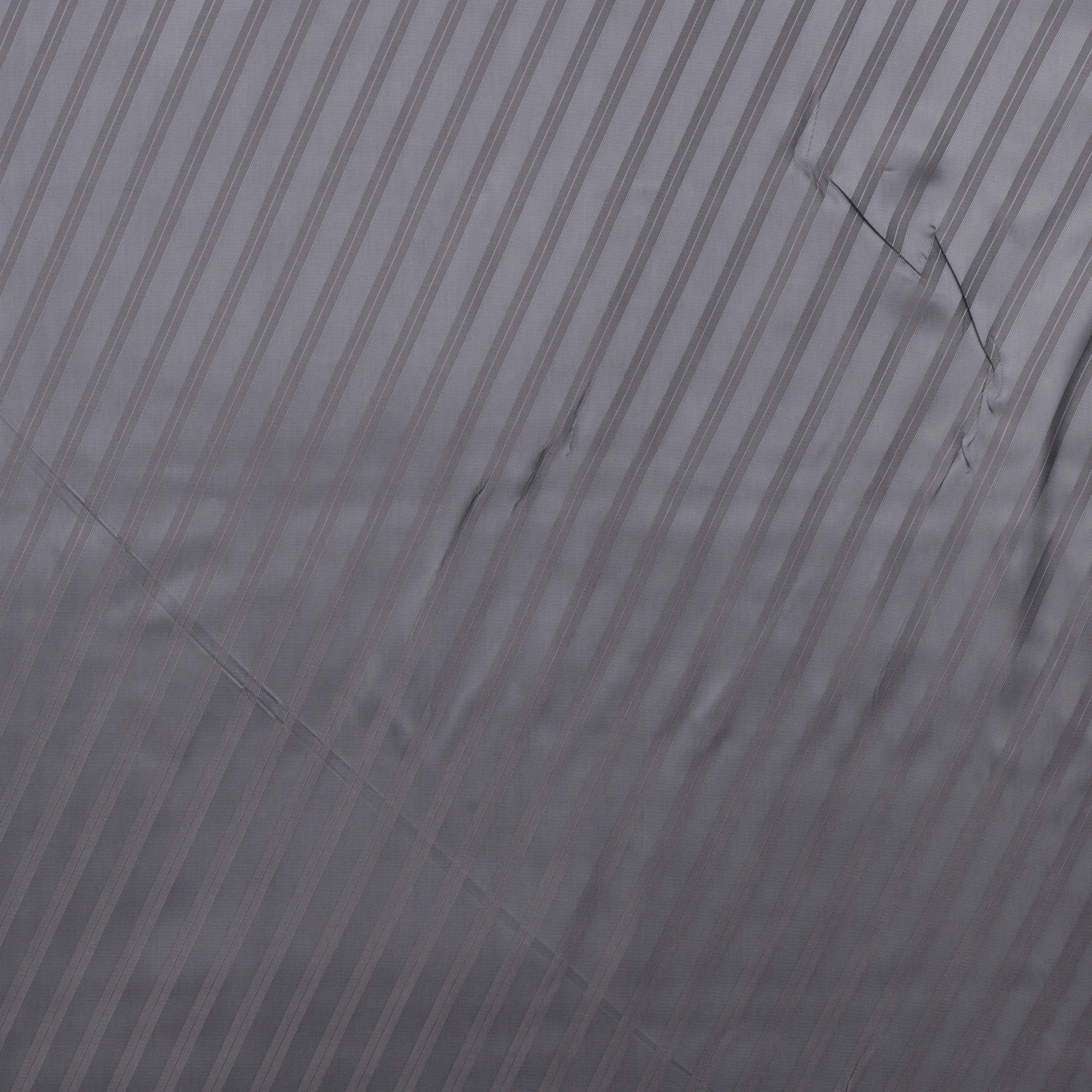 Poly Viscose Lining - Diagonal Stripe - Grey - Image 2