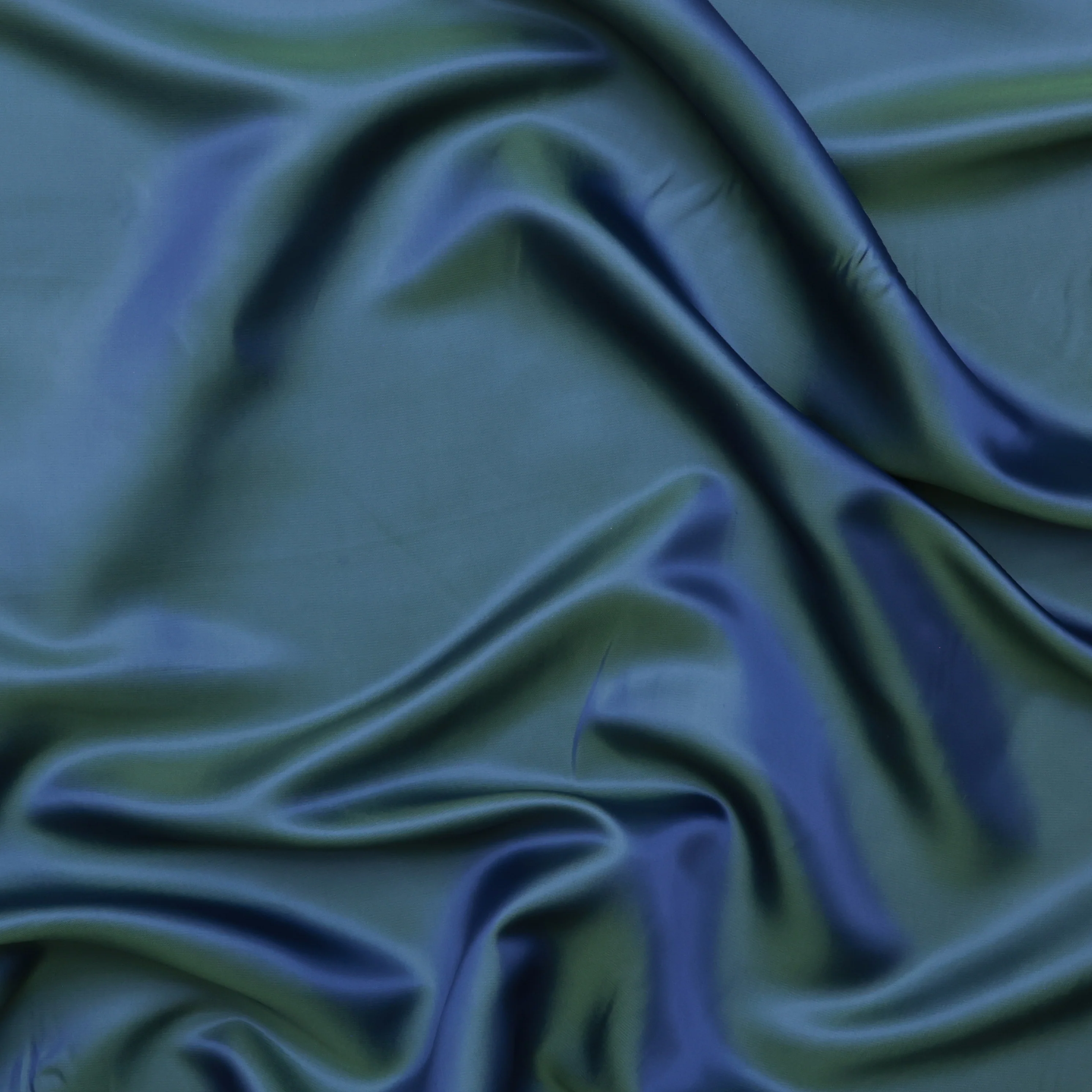 Poly Viscose - Lining - Two Tone - Green Blue