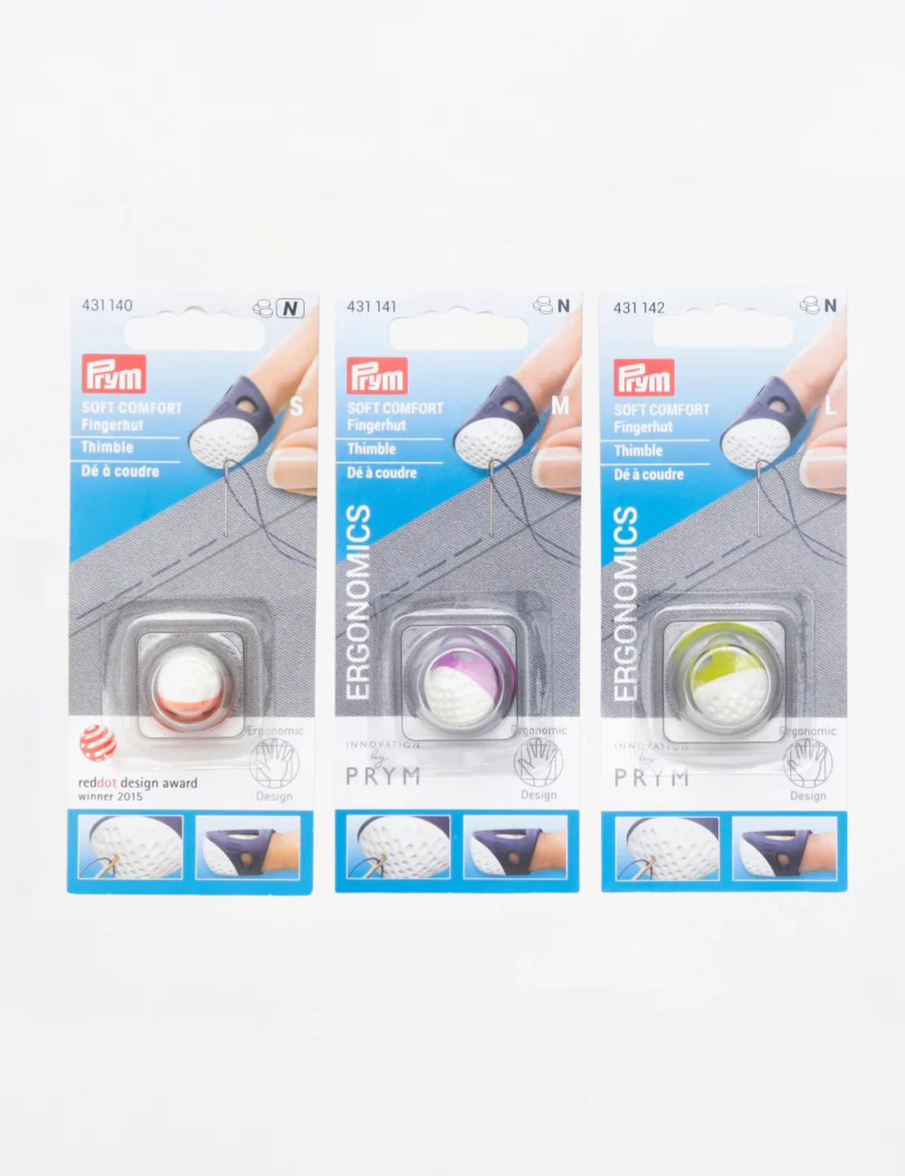 Prym - Ergonomic Thimble - Assorted