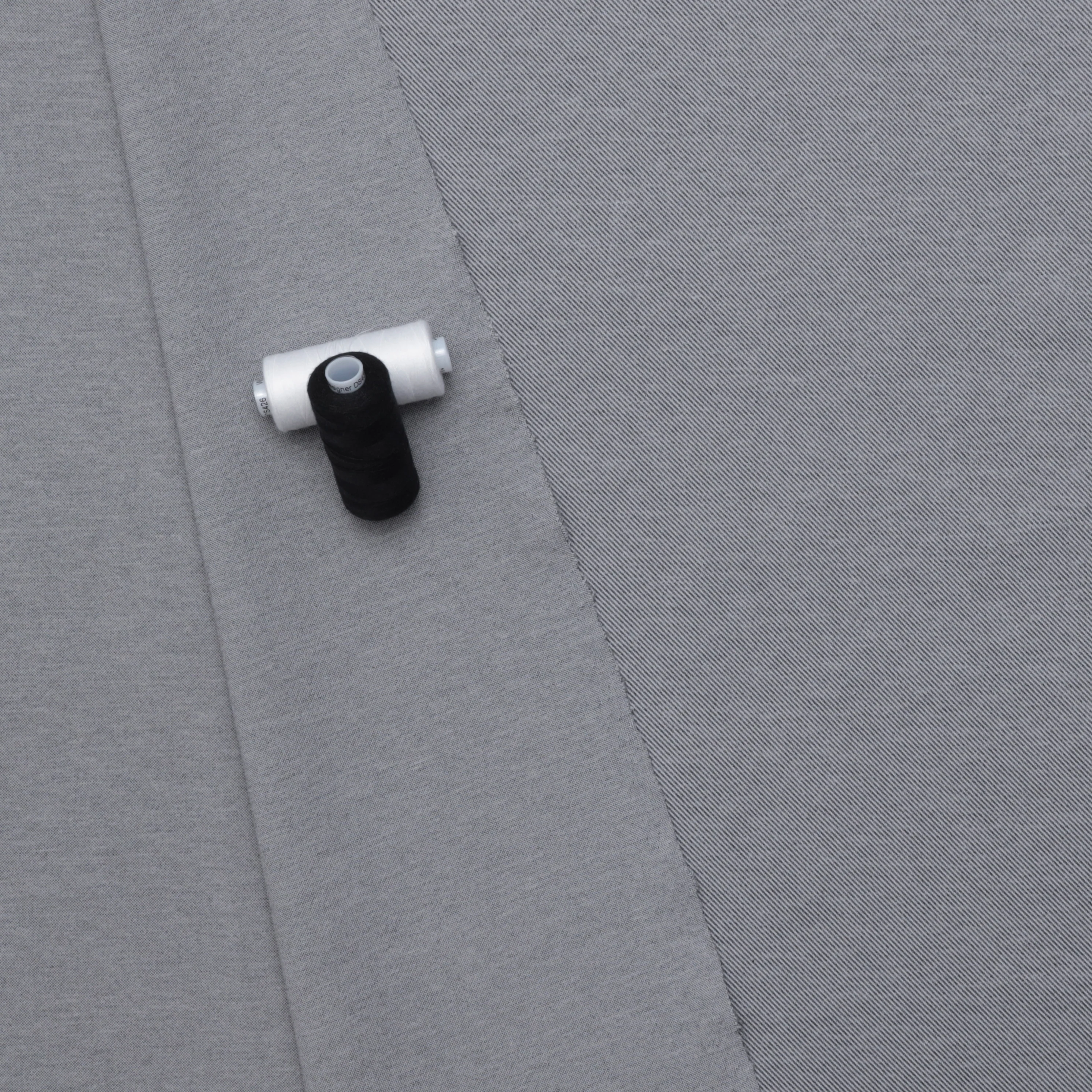 Rayon Blend - Stretch Suiting - Twill - Black - Image 3