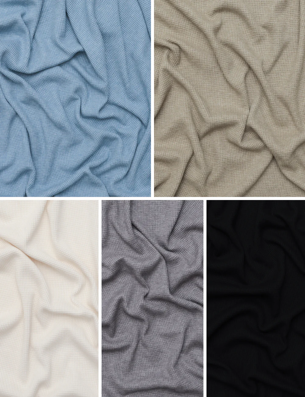Rayon Blend - Waffle Knit - Assorted