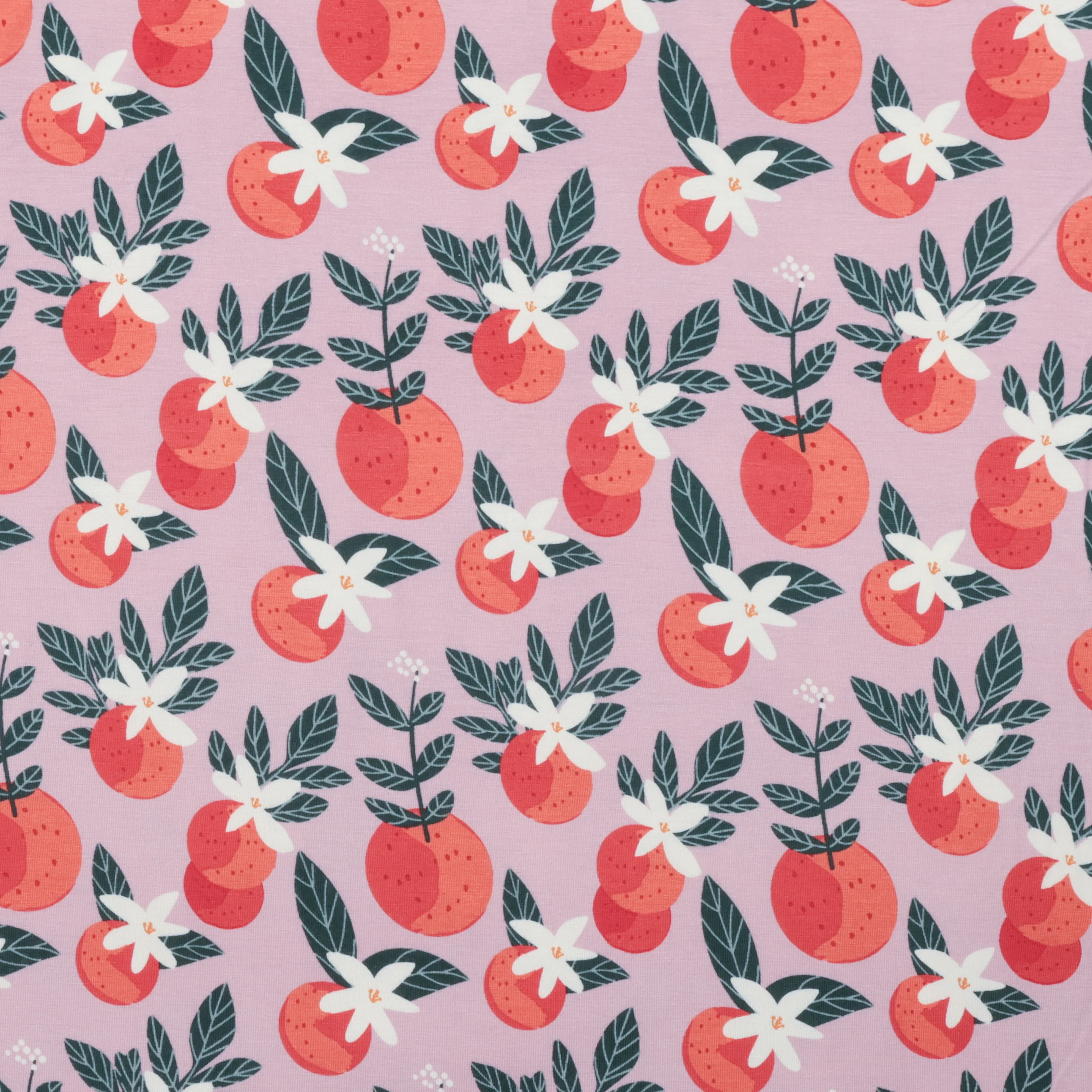 Rayon - Jersey - Orange Blossom - Pink Orange - Image 2