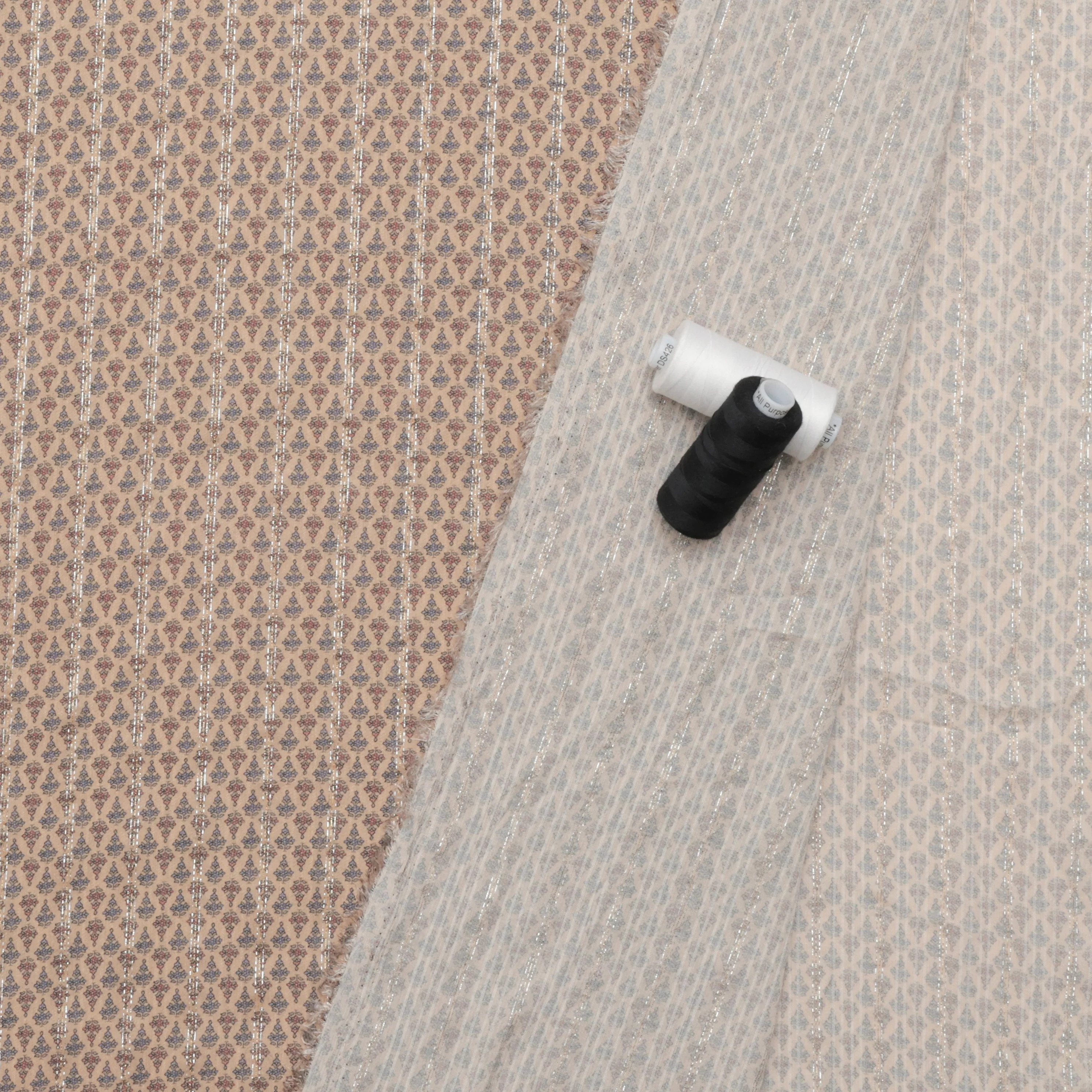 Rayon - Metallic Gauze - Caramel - Image 3