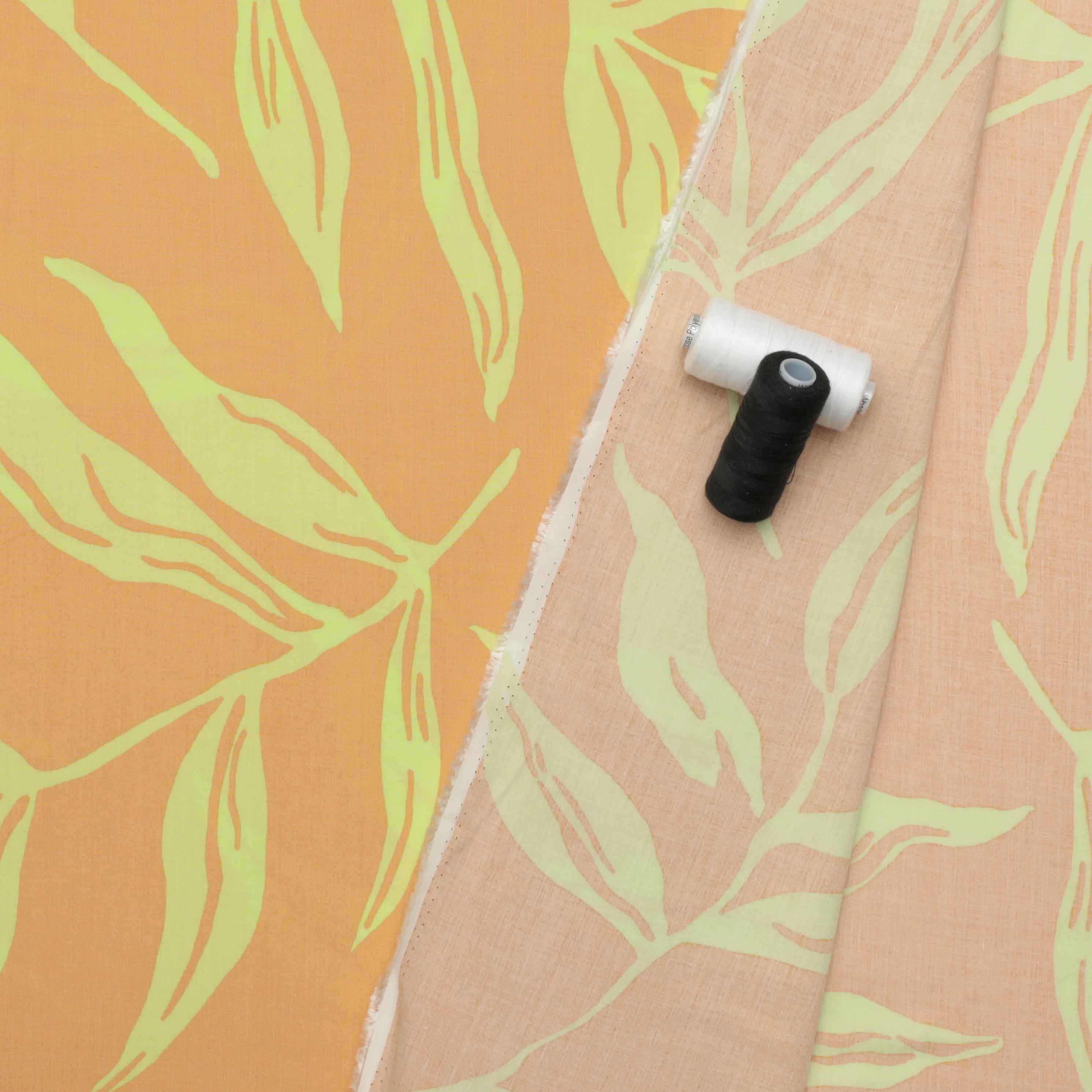 Rayon - Poplin - Beige Lime - Image 3