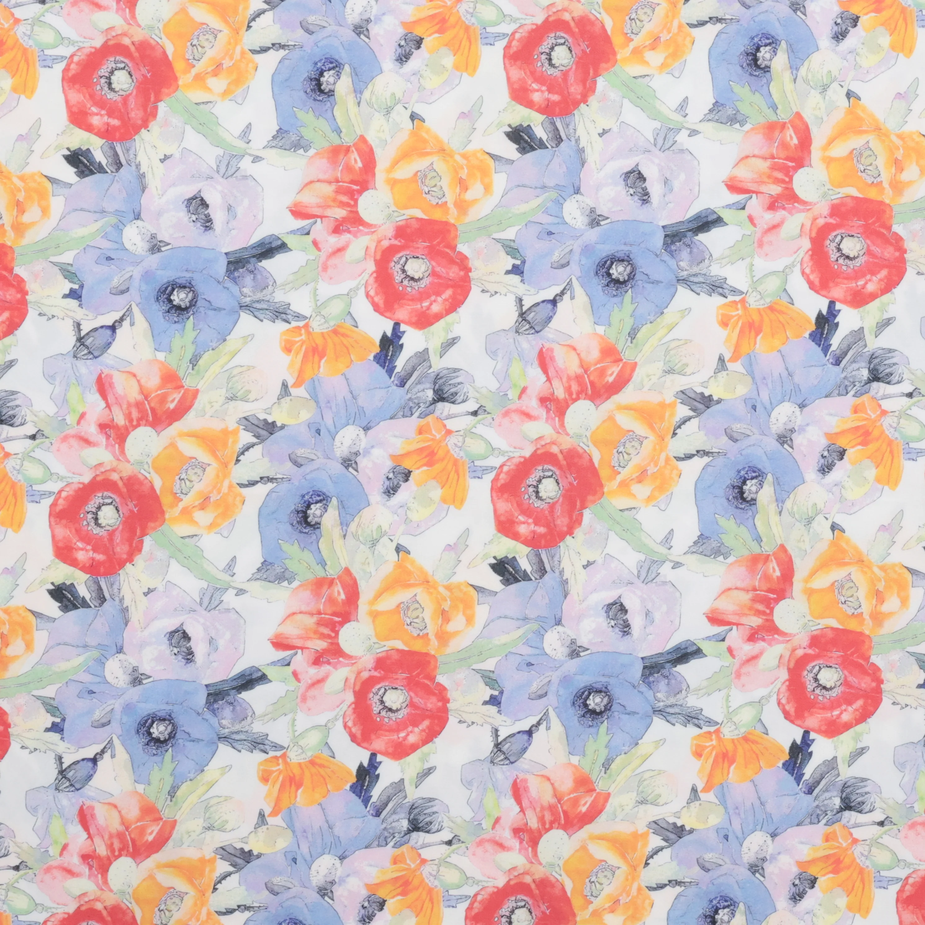 Rayon - Satin - Digital Print - Floral - Assorted - Image 3