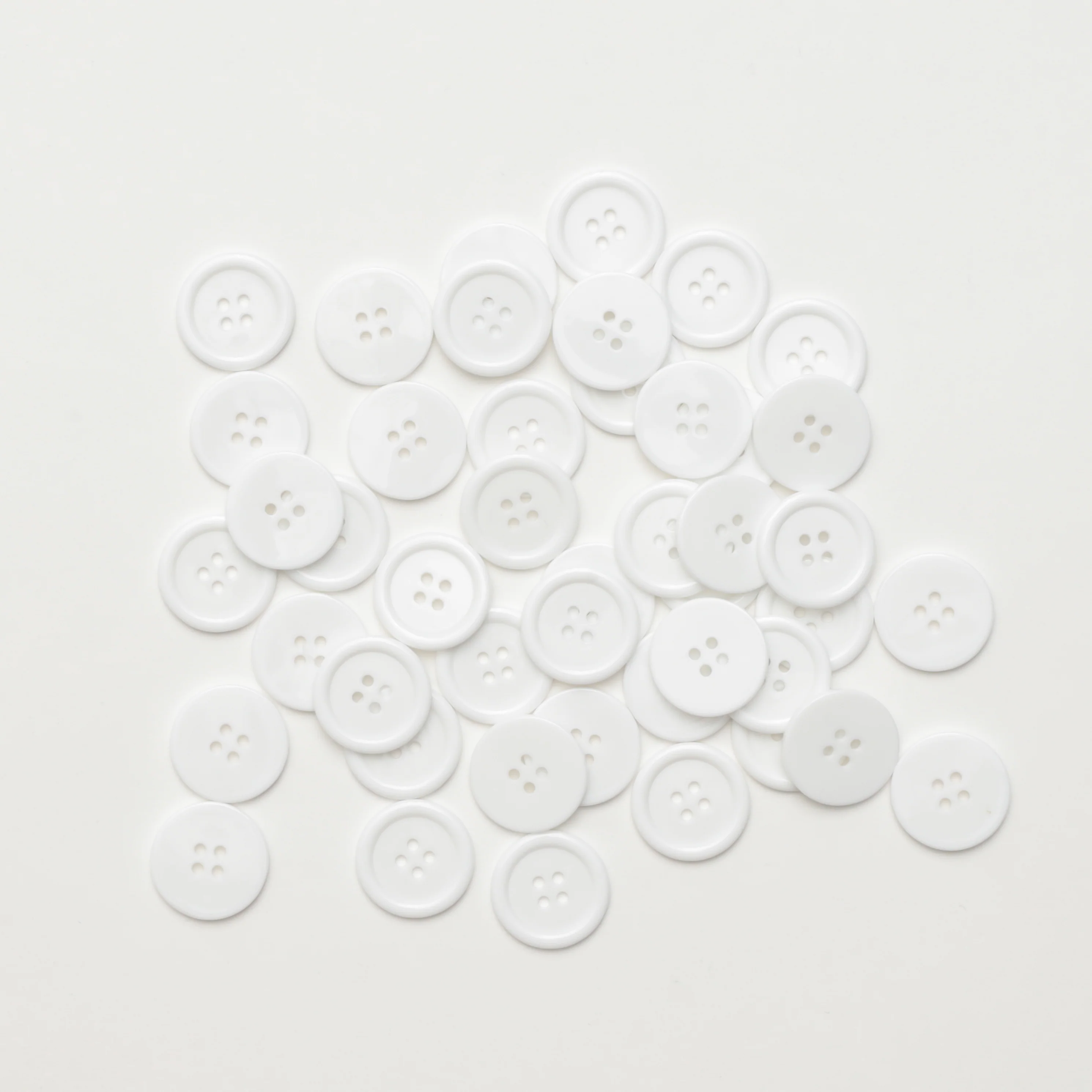 Resin 4 Hole Button - 25mm - Assorted - Image 3
