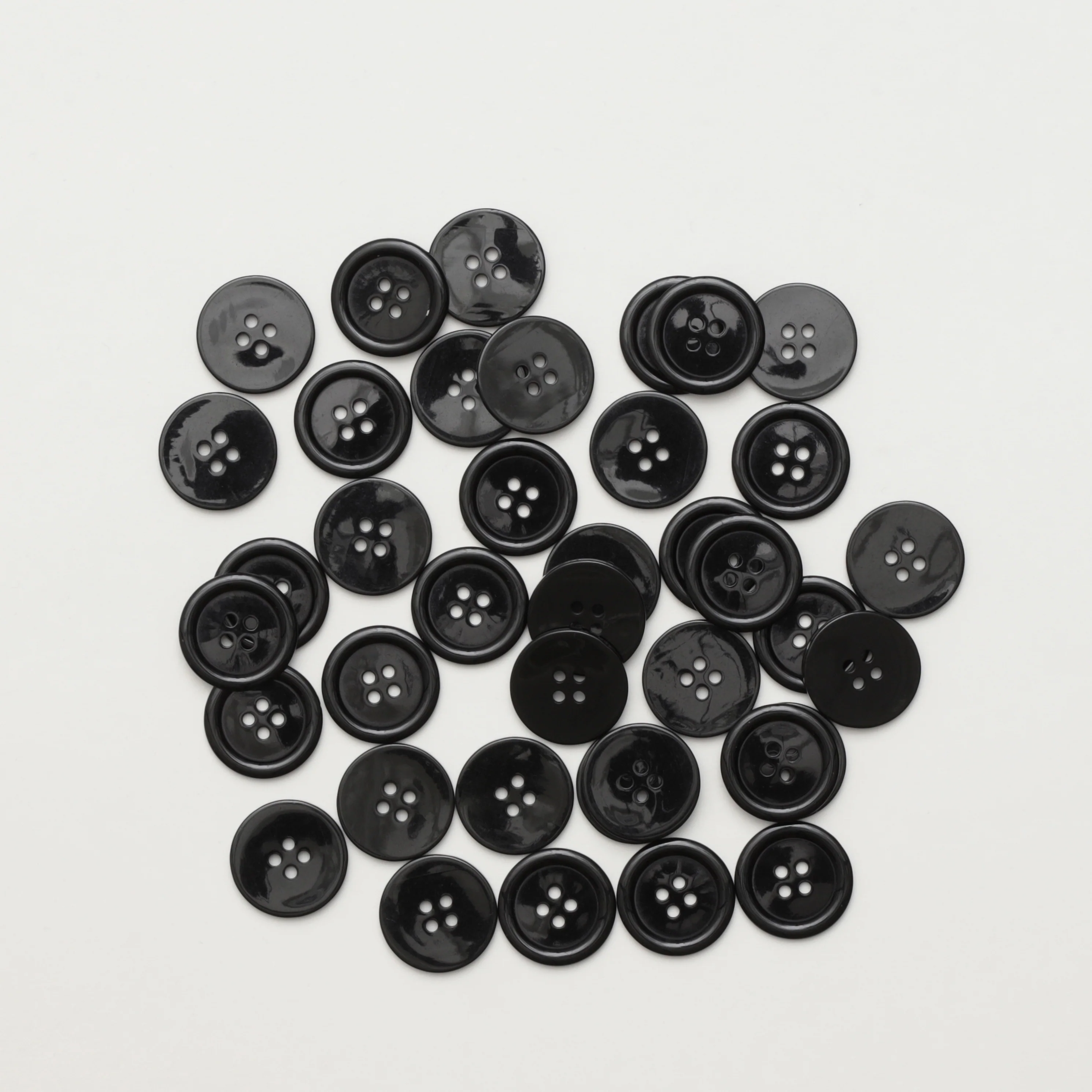 Resin 4 Hole Button - 25mm - Assorted - Image 5