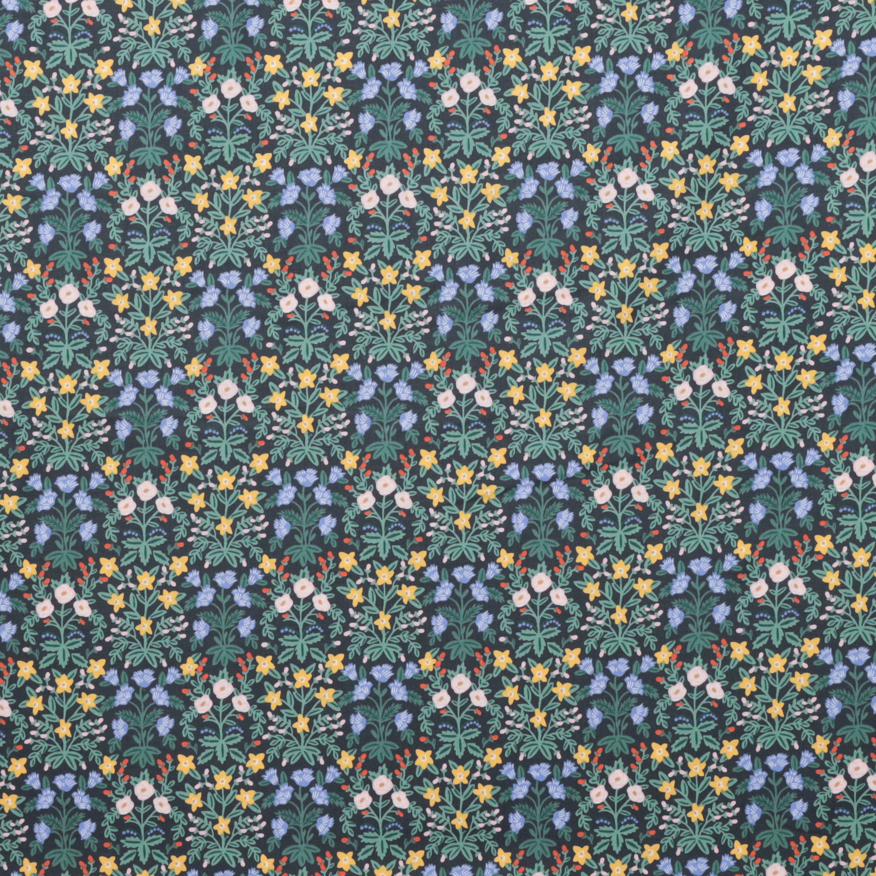 Rifle Paper Co. - Cotton - Bramble - Lottie - Black Multi - Image 2