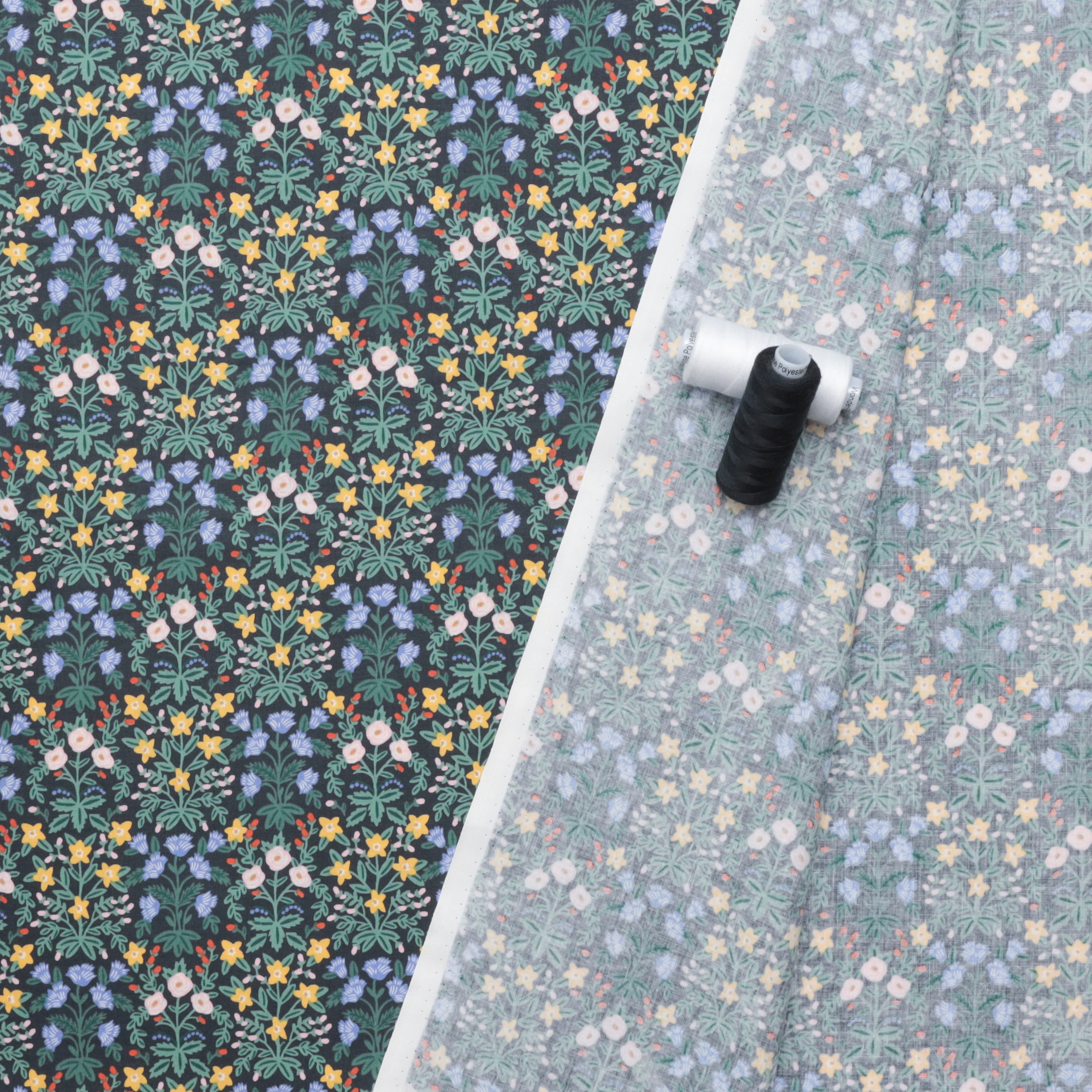 Rifle Paper Co. - Cotton - Bramble - Lottie - Black Multi - Image 3
