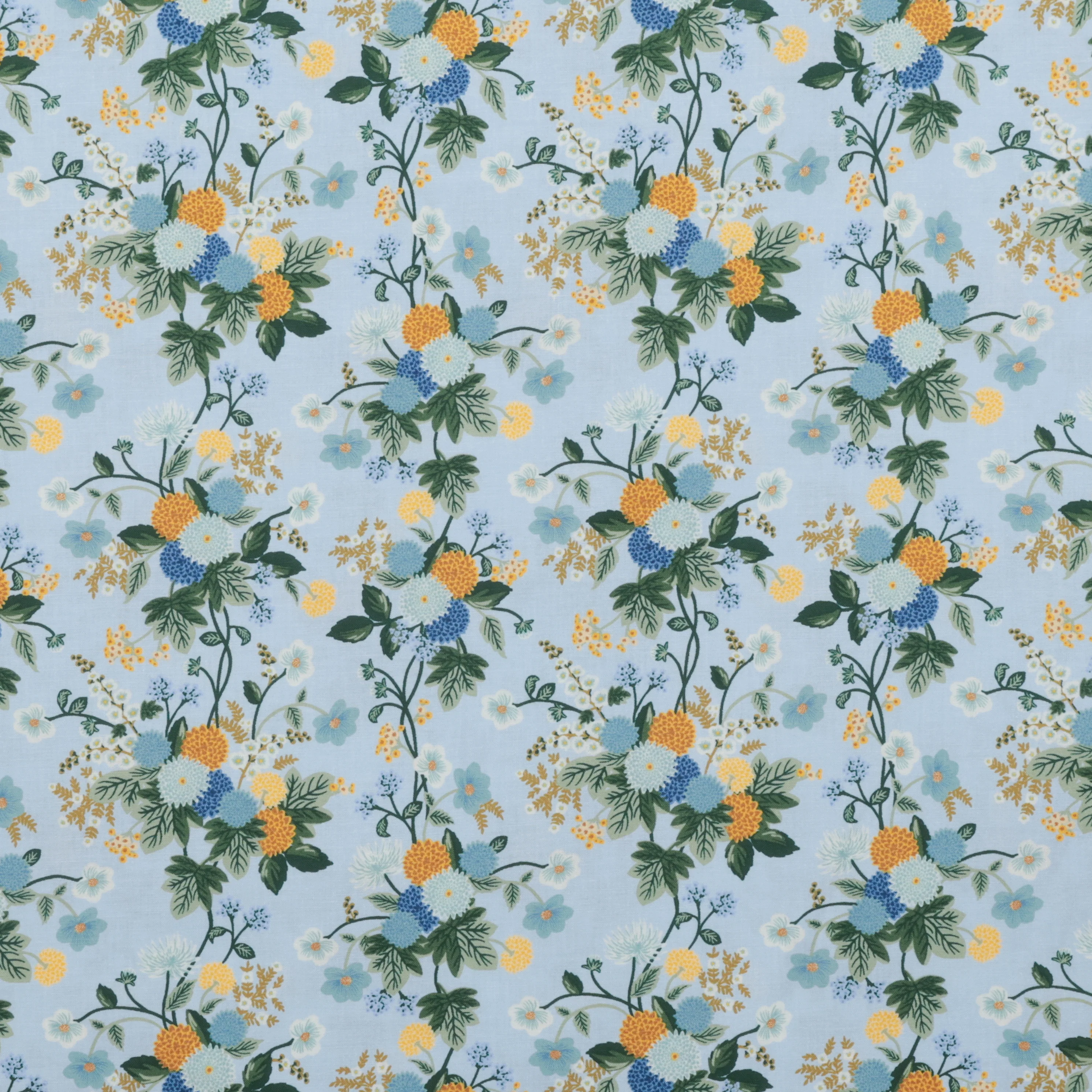 Rifle Paper Co. - Cotton - Dahlia - Blue - Image 2