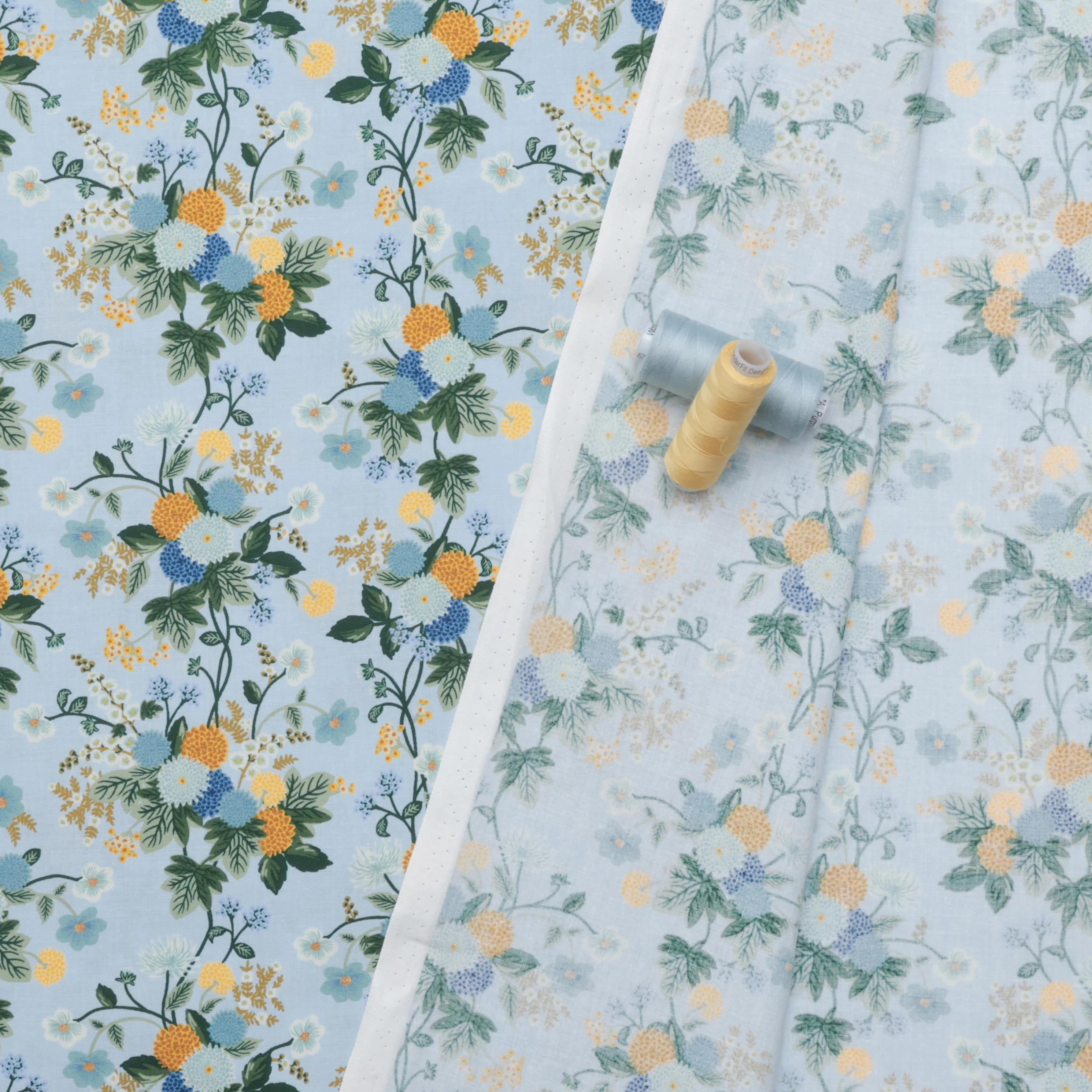 Rifle Paper Co. - Cotton - Dahlia - Blue - Image 3
