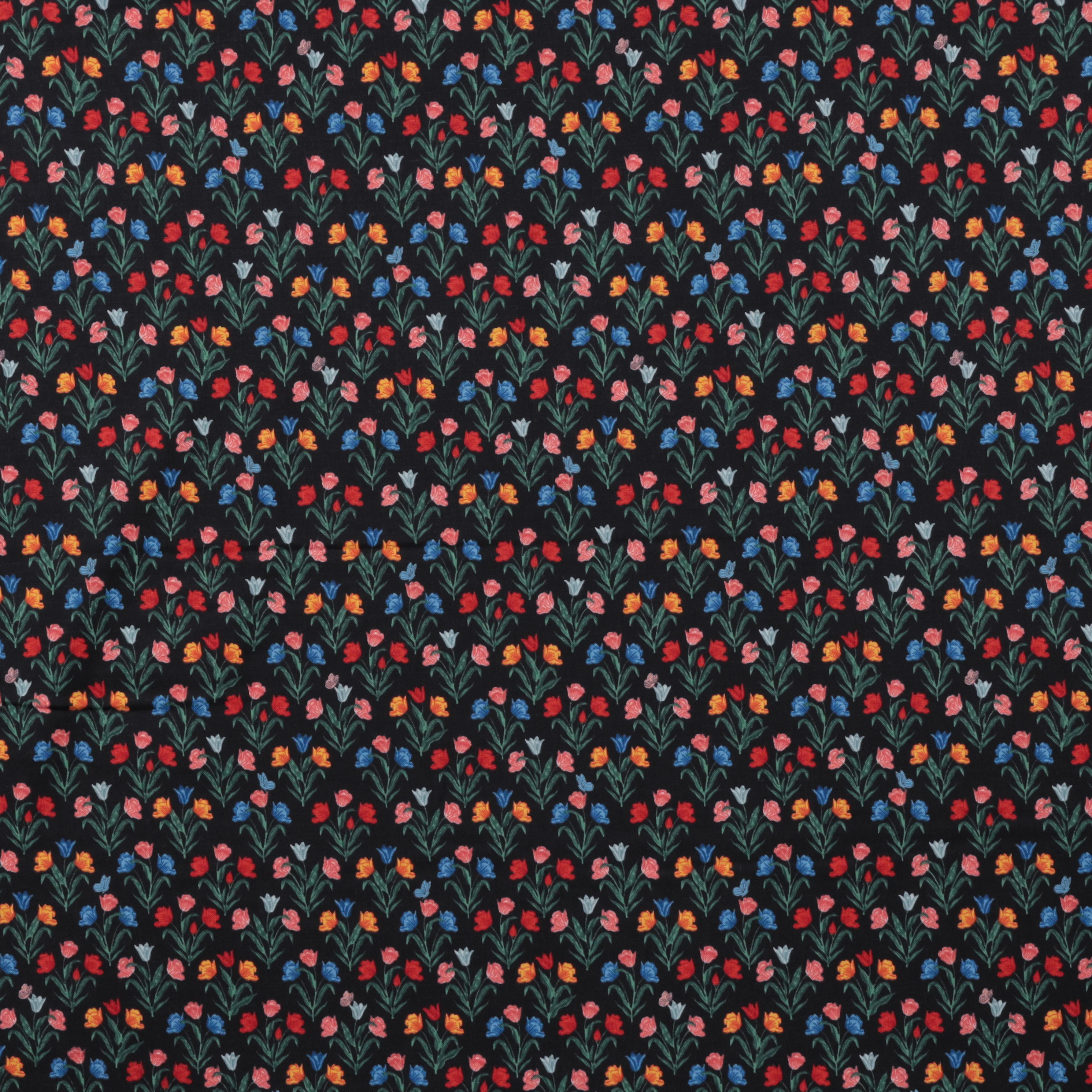 Rifle Paper Co. - Curio - Cotton - Tulips - Black - Image 2