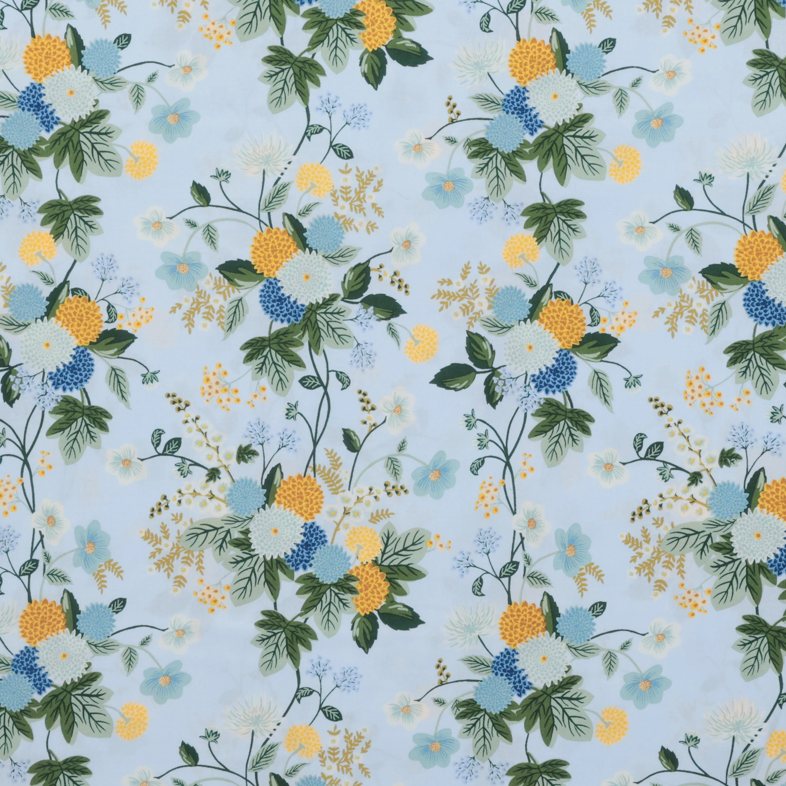 Rifle Paper Co. - Rayon - Dahlia - Blue - Image 2