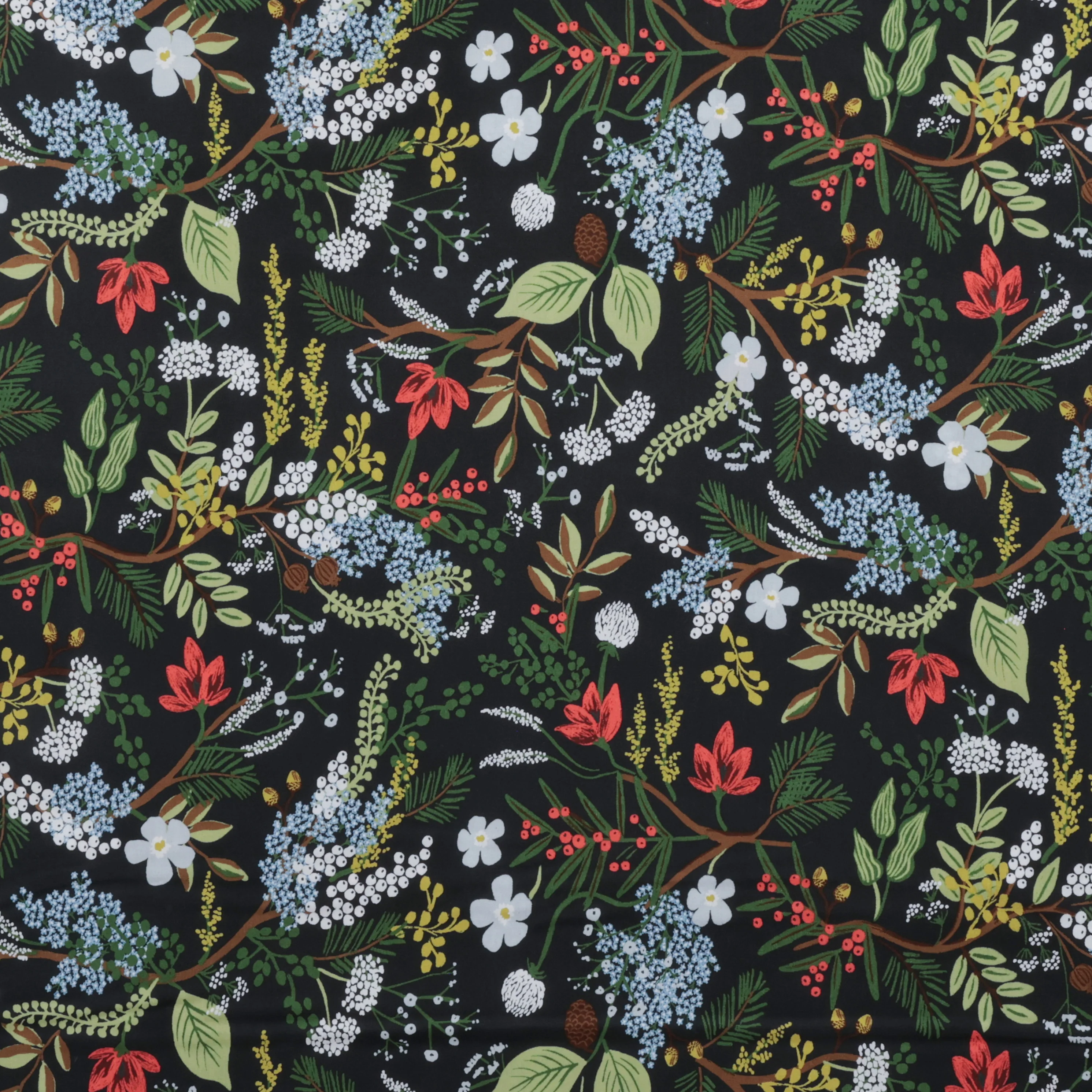 Rifle Paper Co. - Rayon - English Rose - Black - Image 2